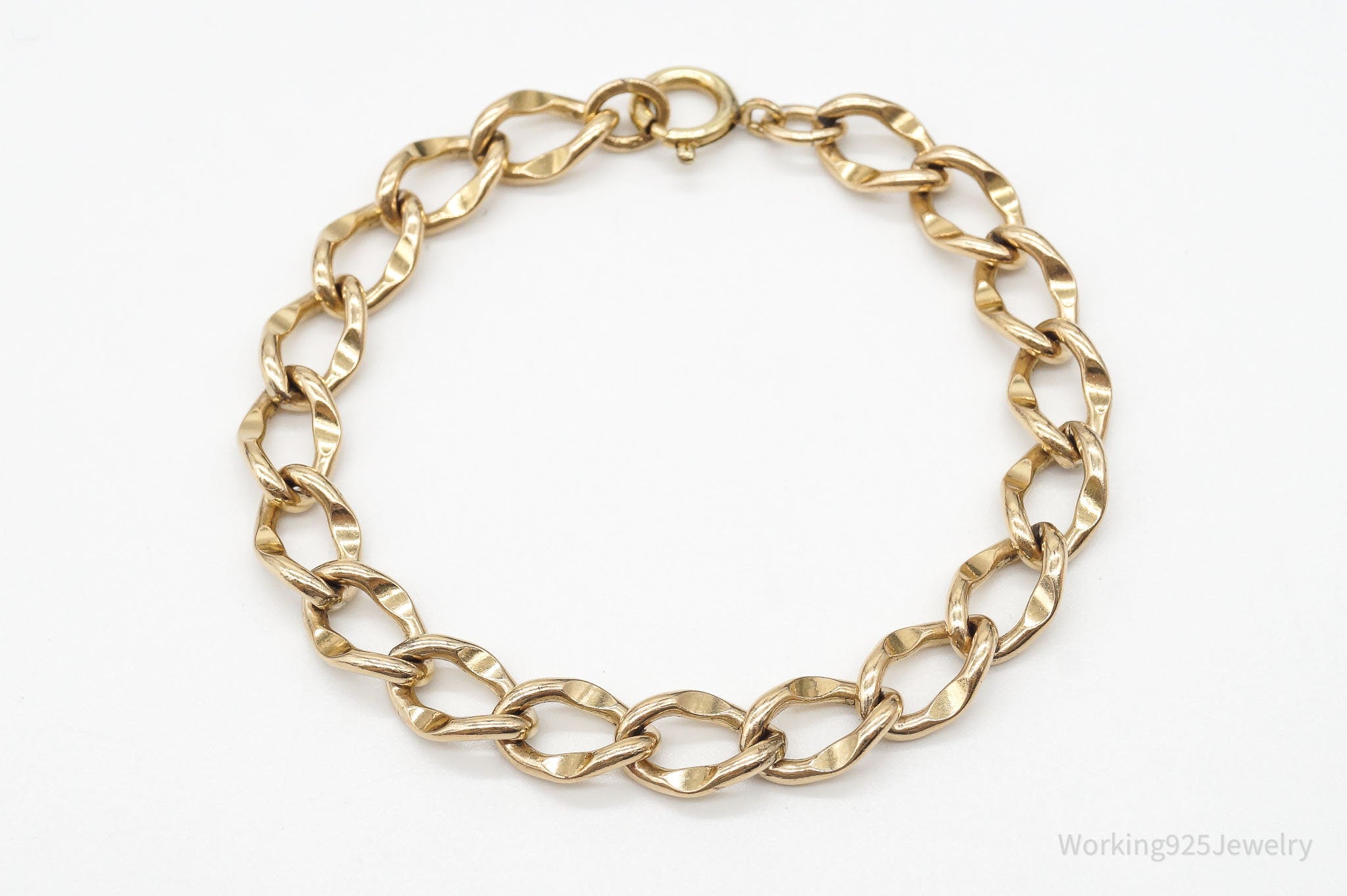 Vintage 1/20 12K Gold Filled Chain Bracelet