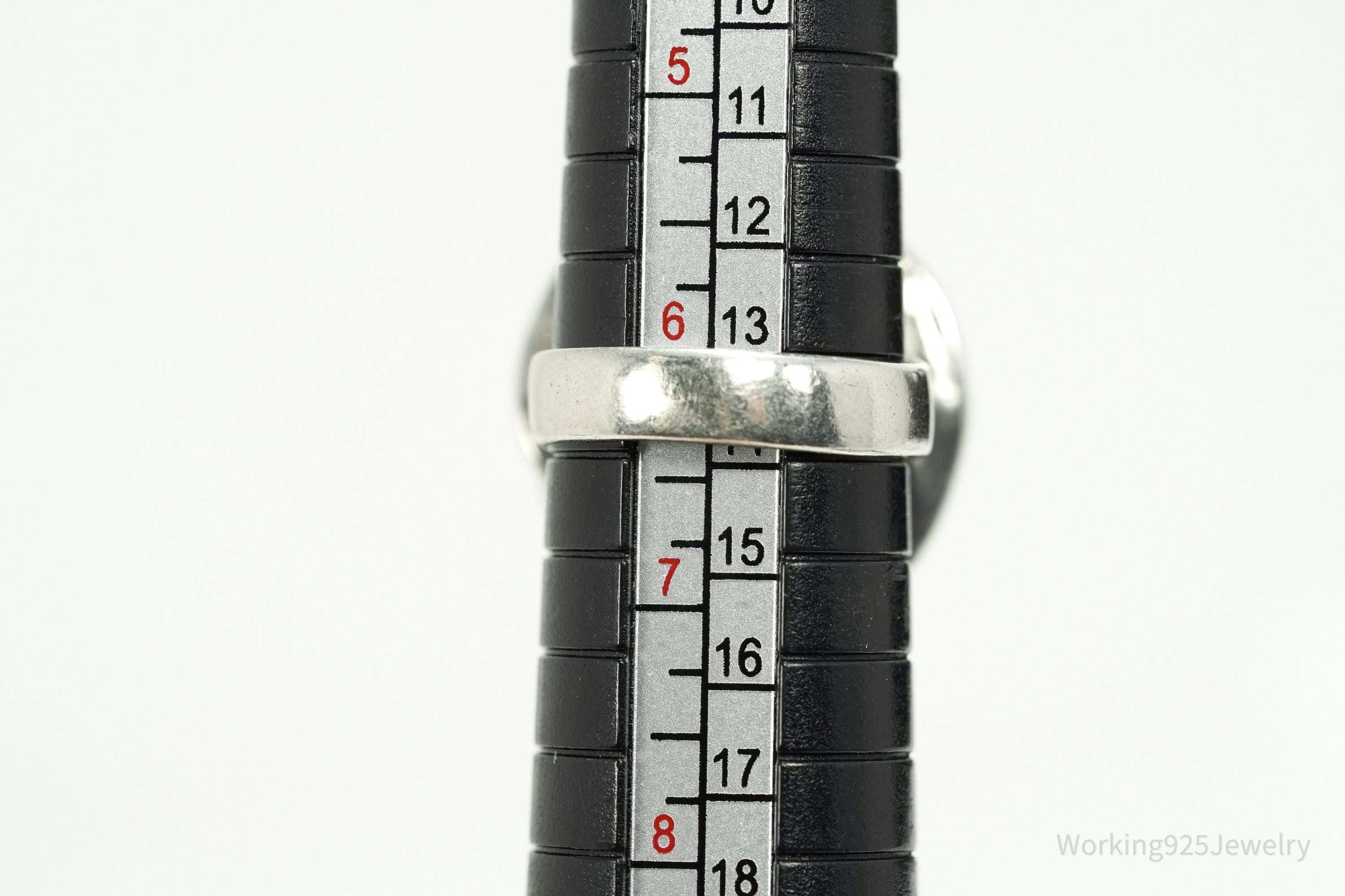 Vintage Silpada Retired Pearl Sterling Silver Ring - Size 6.25