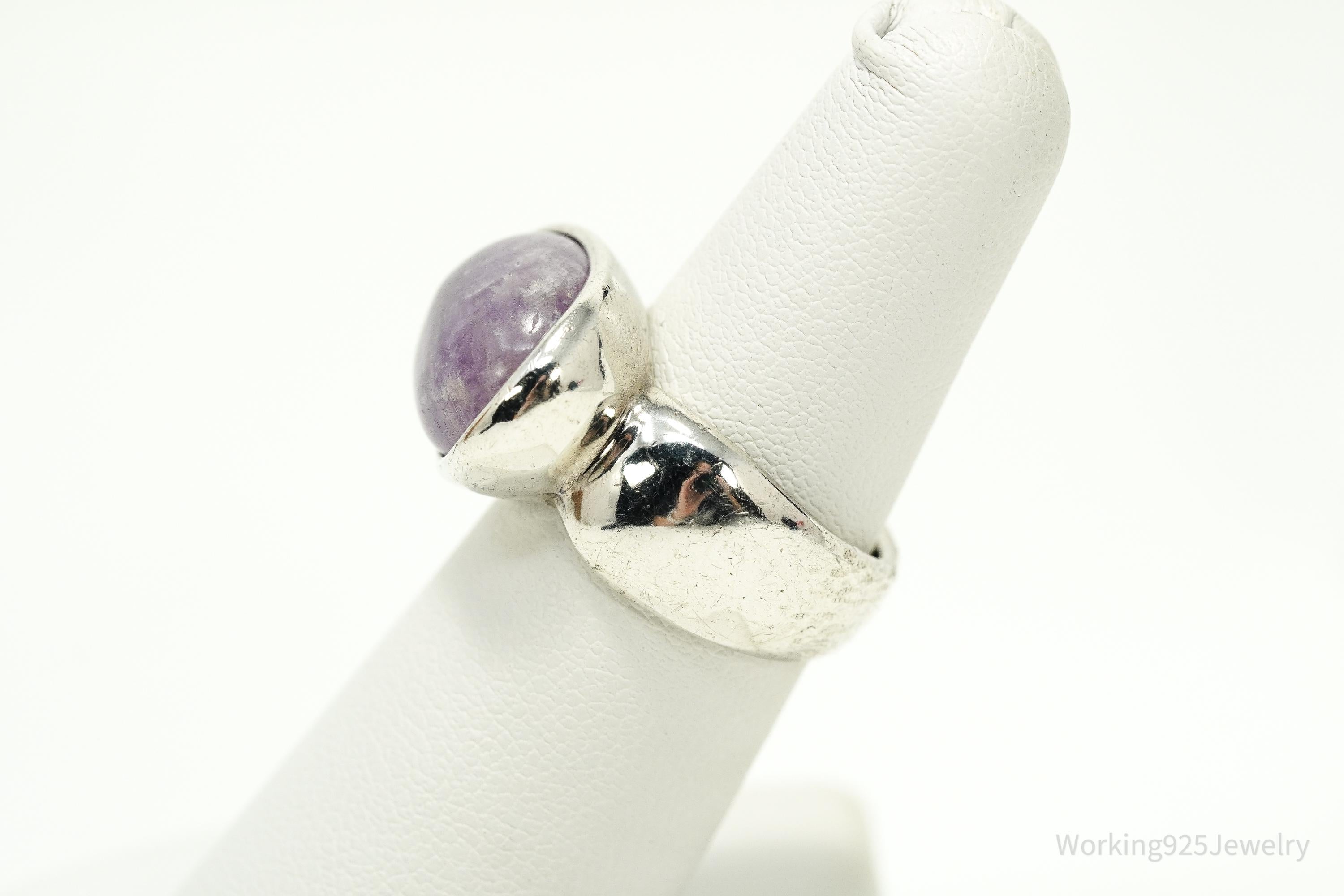 Vintage Joseph Esposito Espo Amethyst Sterling Silver Ring Size 6
