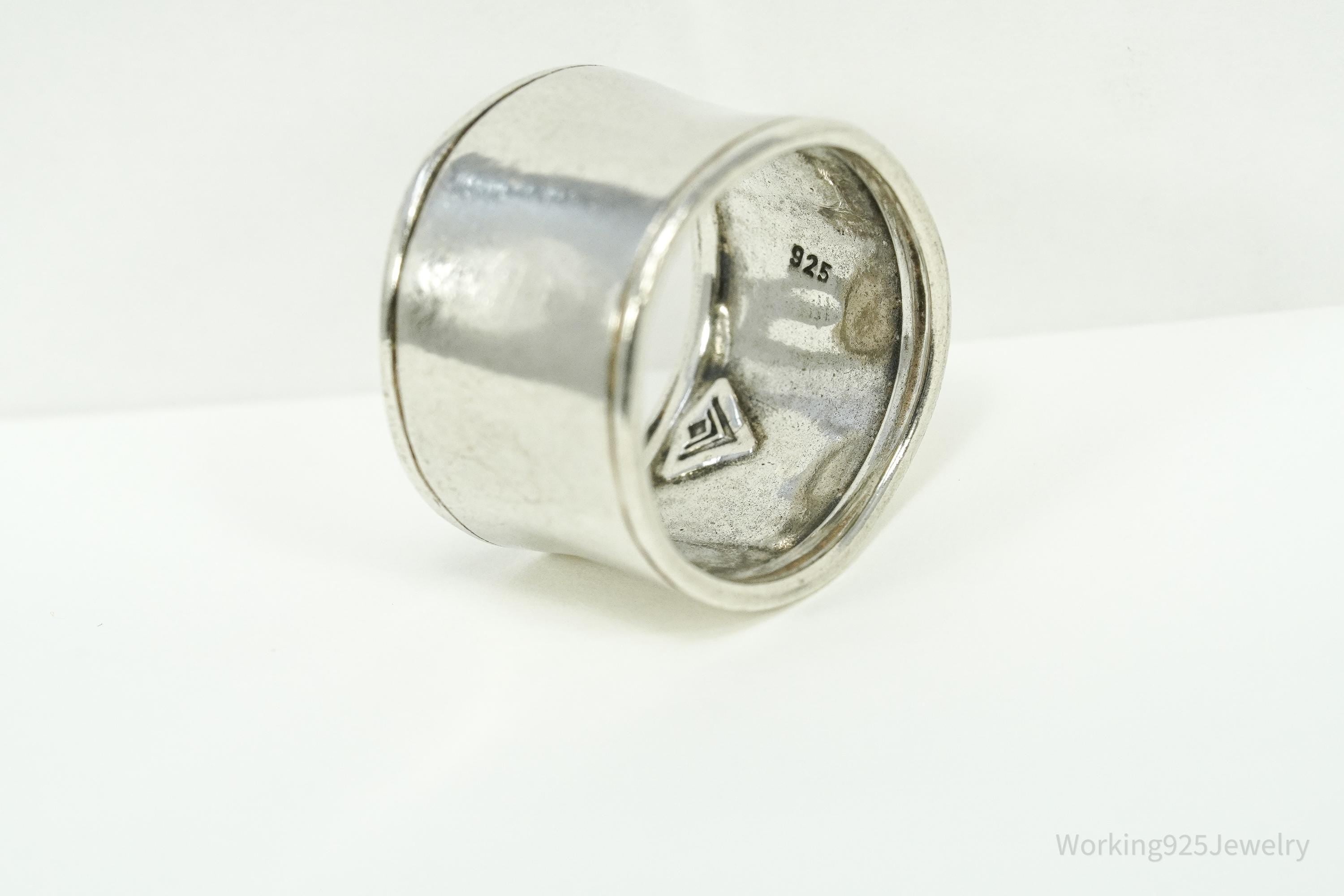 Vintage Designer Silpada Sterling Silver Band Ring - Size 8.25