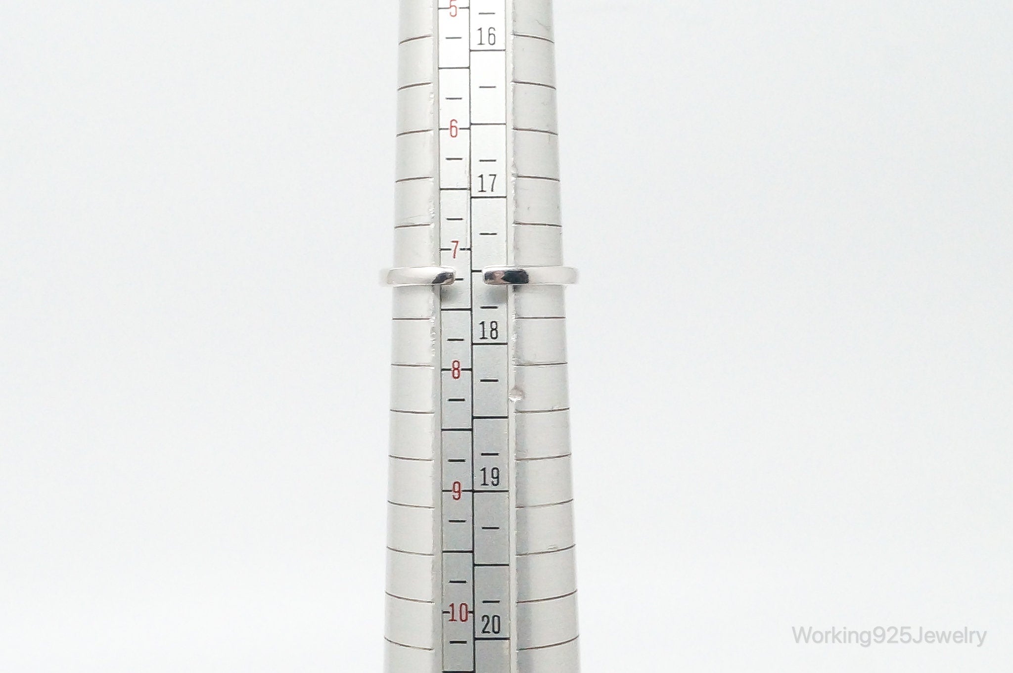 Lab Pearl Cubic Zirconia Sterling Silver Flower Ring - Size 7.25 Adjustable