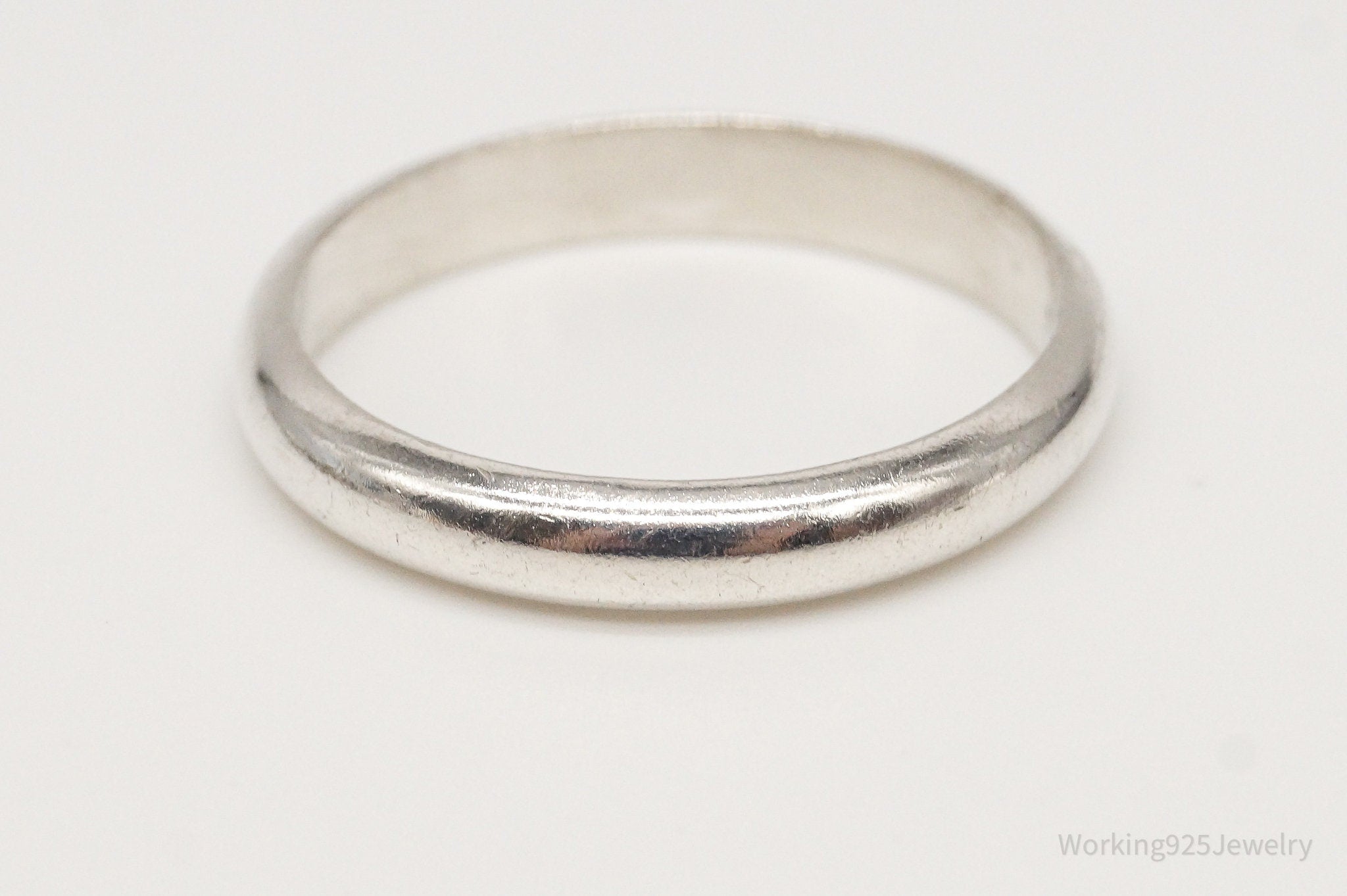 Vintage Sterling Silver Band Ring - Size 11