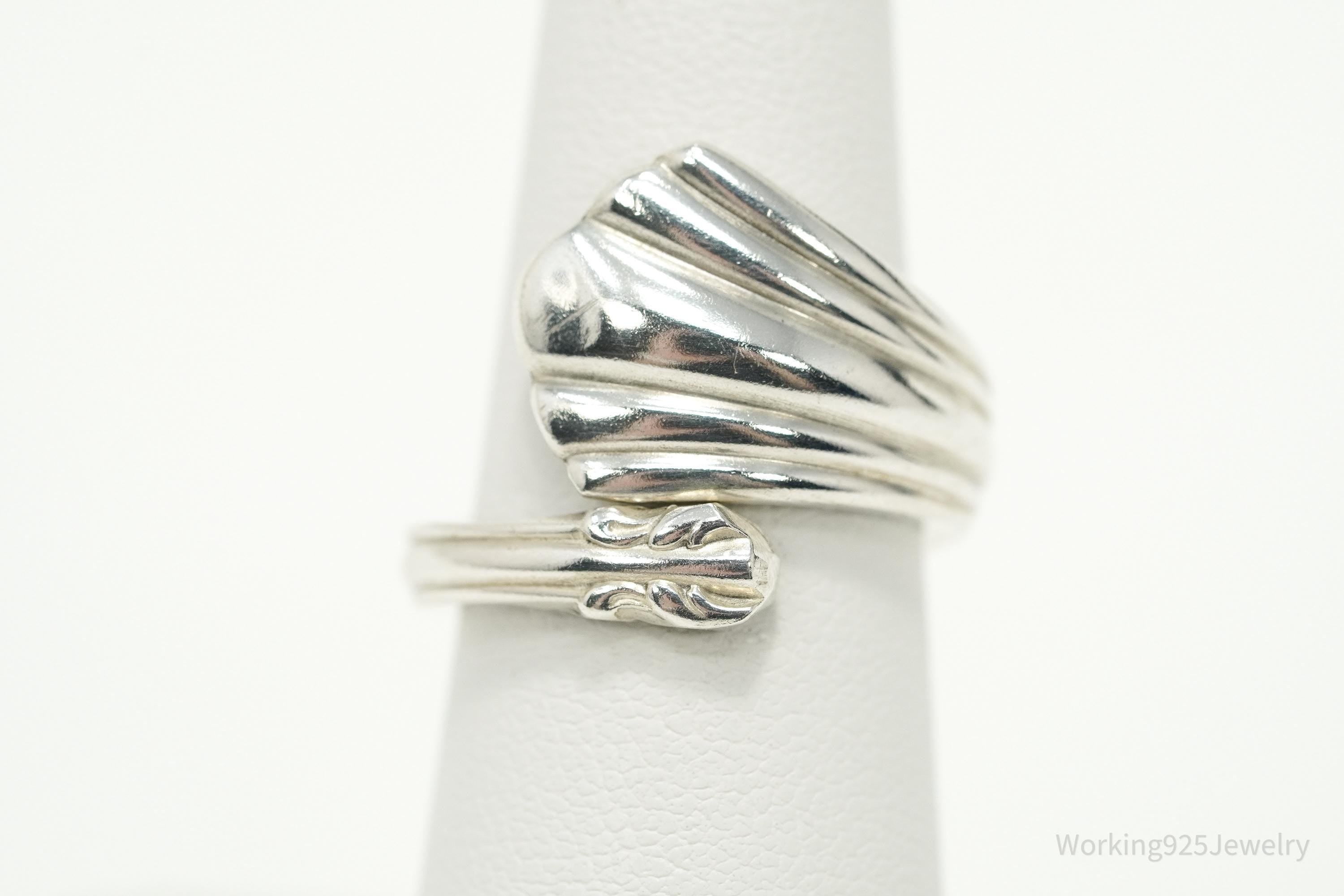 Antique Reed & Barton Sterling Silver Spoon Ring Size 7