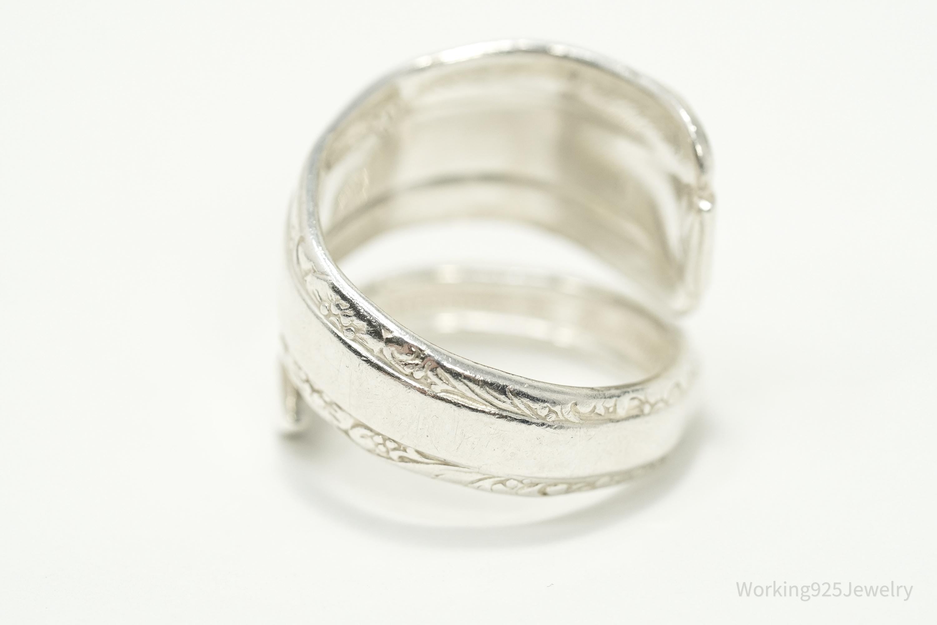 Antique TOWLE "Candlelight" Sterling Silver Spoon Ring Size 9.5