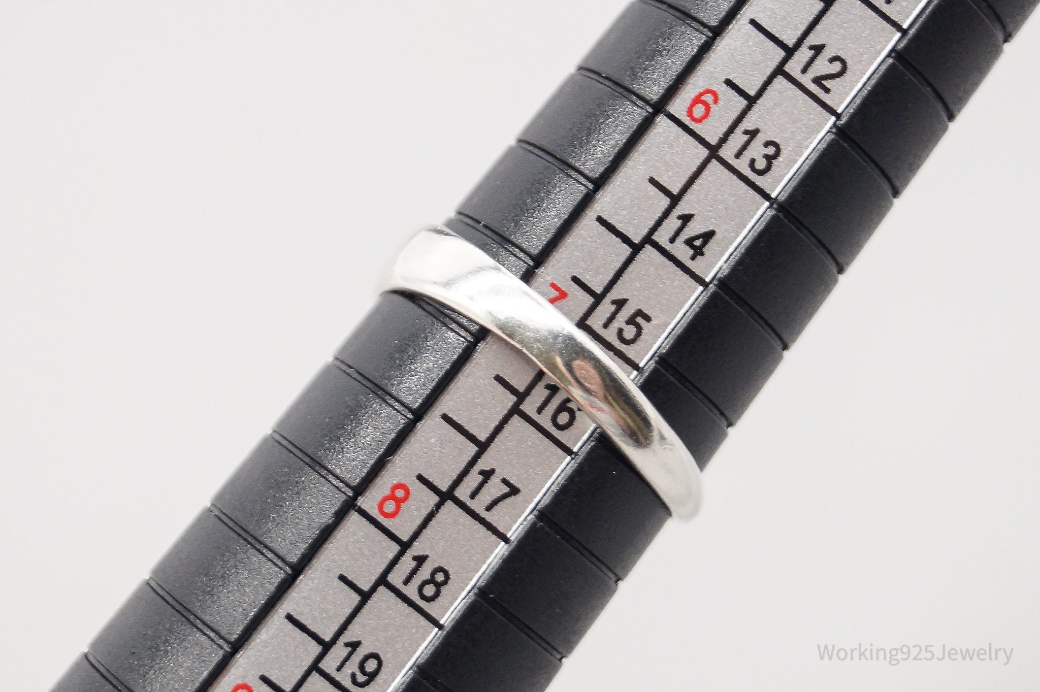 Vintage Cat Kitten Sterling Silver Wrap Ring - Size 7 Adjustable