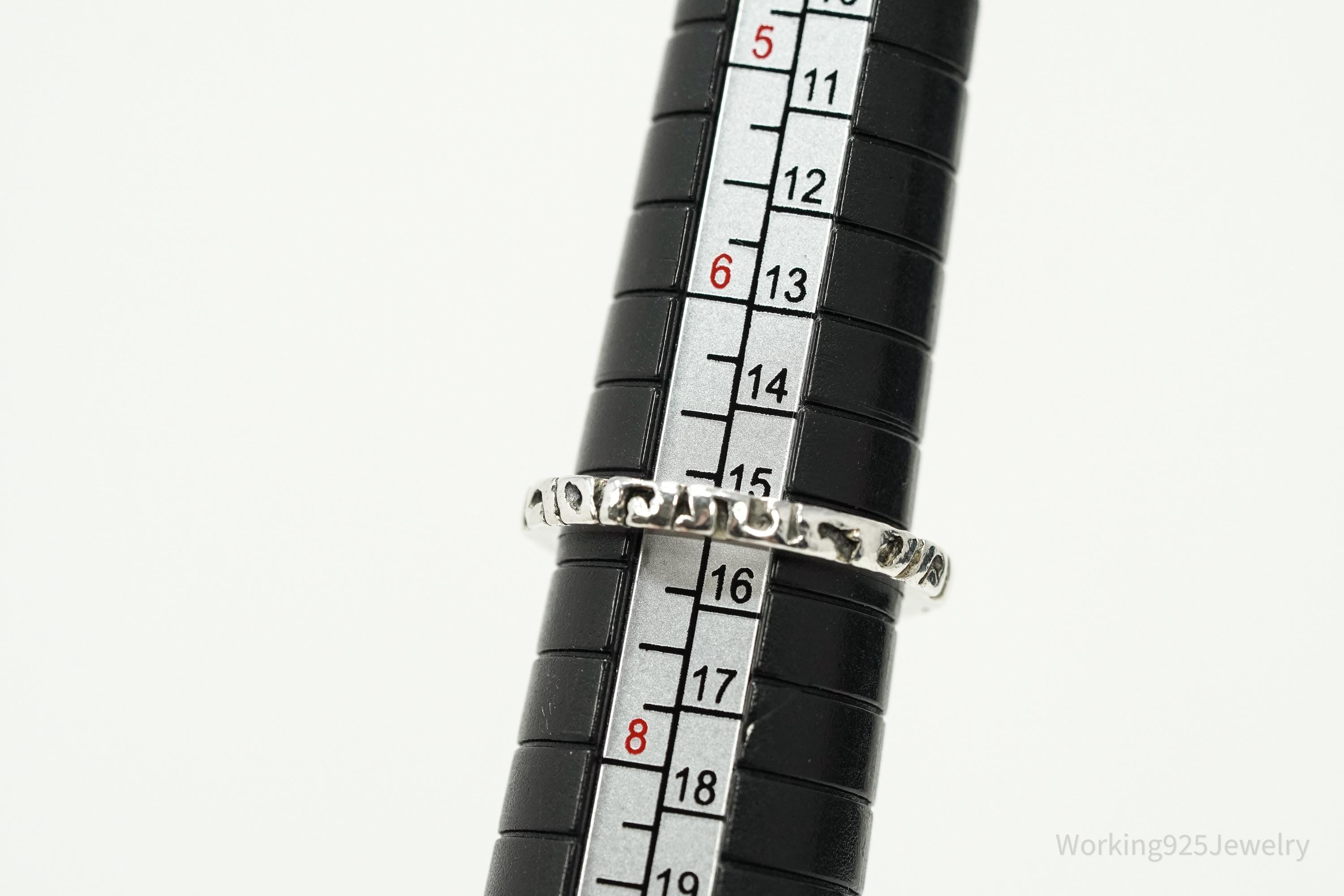 Vintage Silpada Retired Sterling Silver Band Ring - Size 7