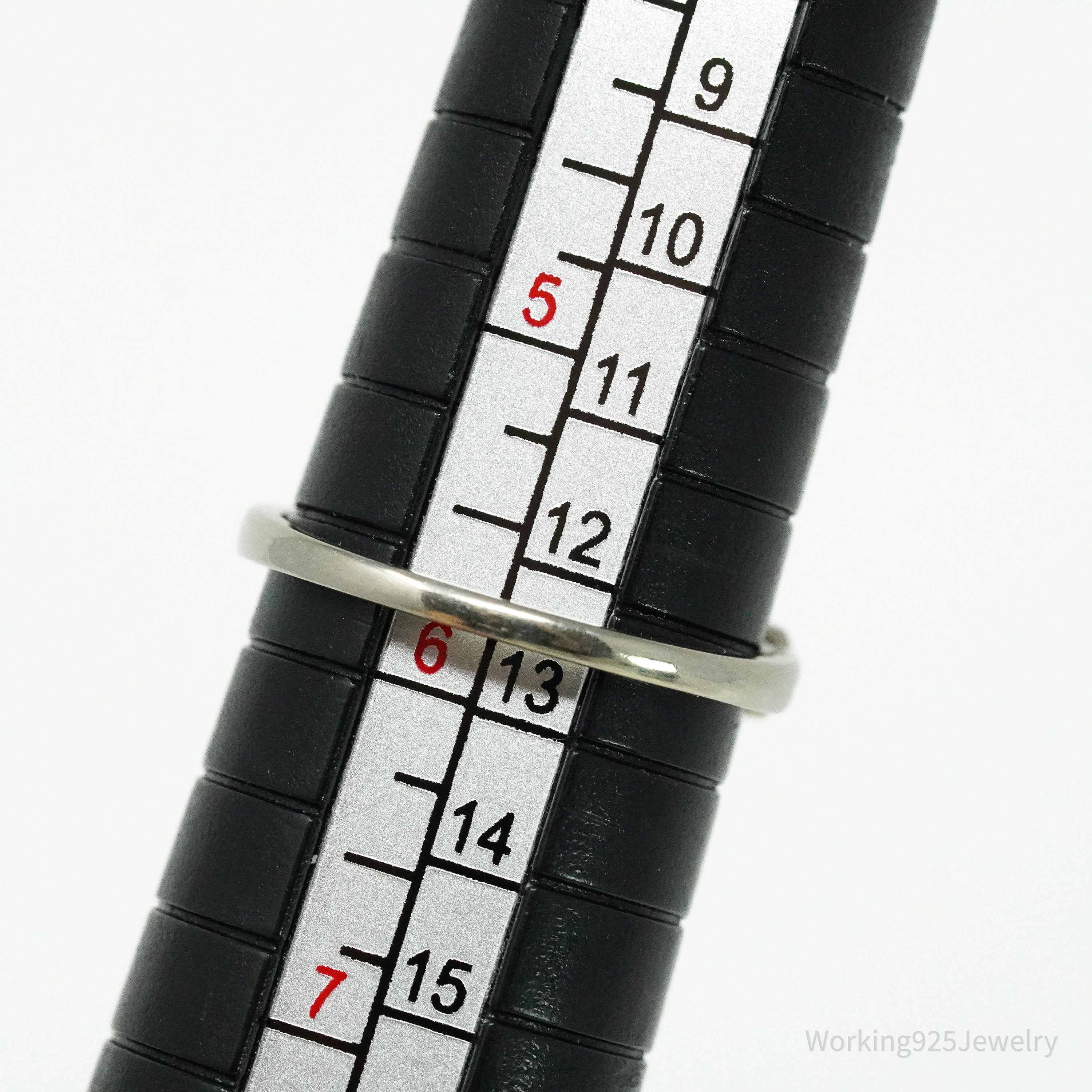 1930s Belais brothers 18K White Gold & Diamond Ring - Size 5 3/4