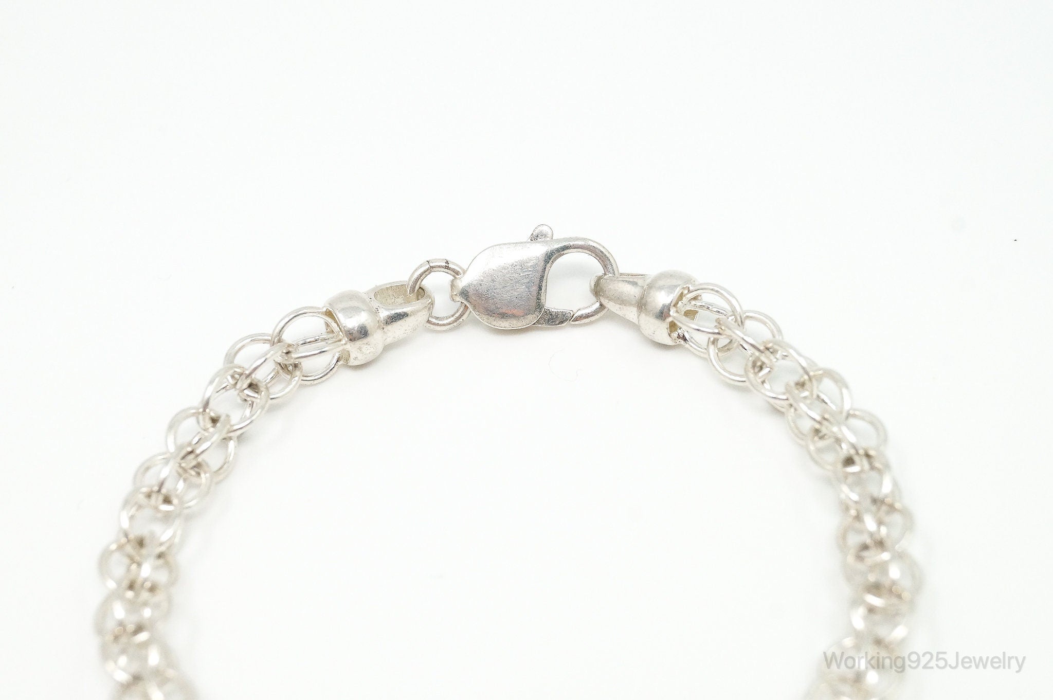 Vintage Sterling Silver Chain Bracelet