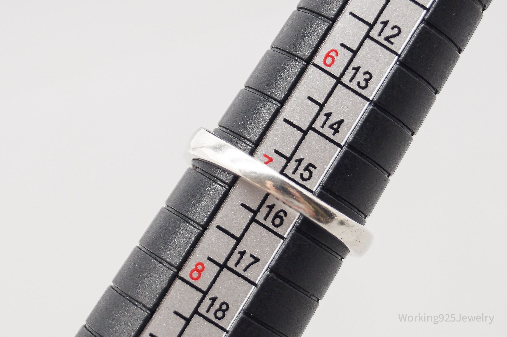 Vintage Irish Designer Trinity Celtic Knot Sterling Silver Ring - Size 7