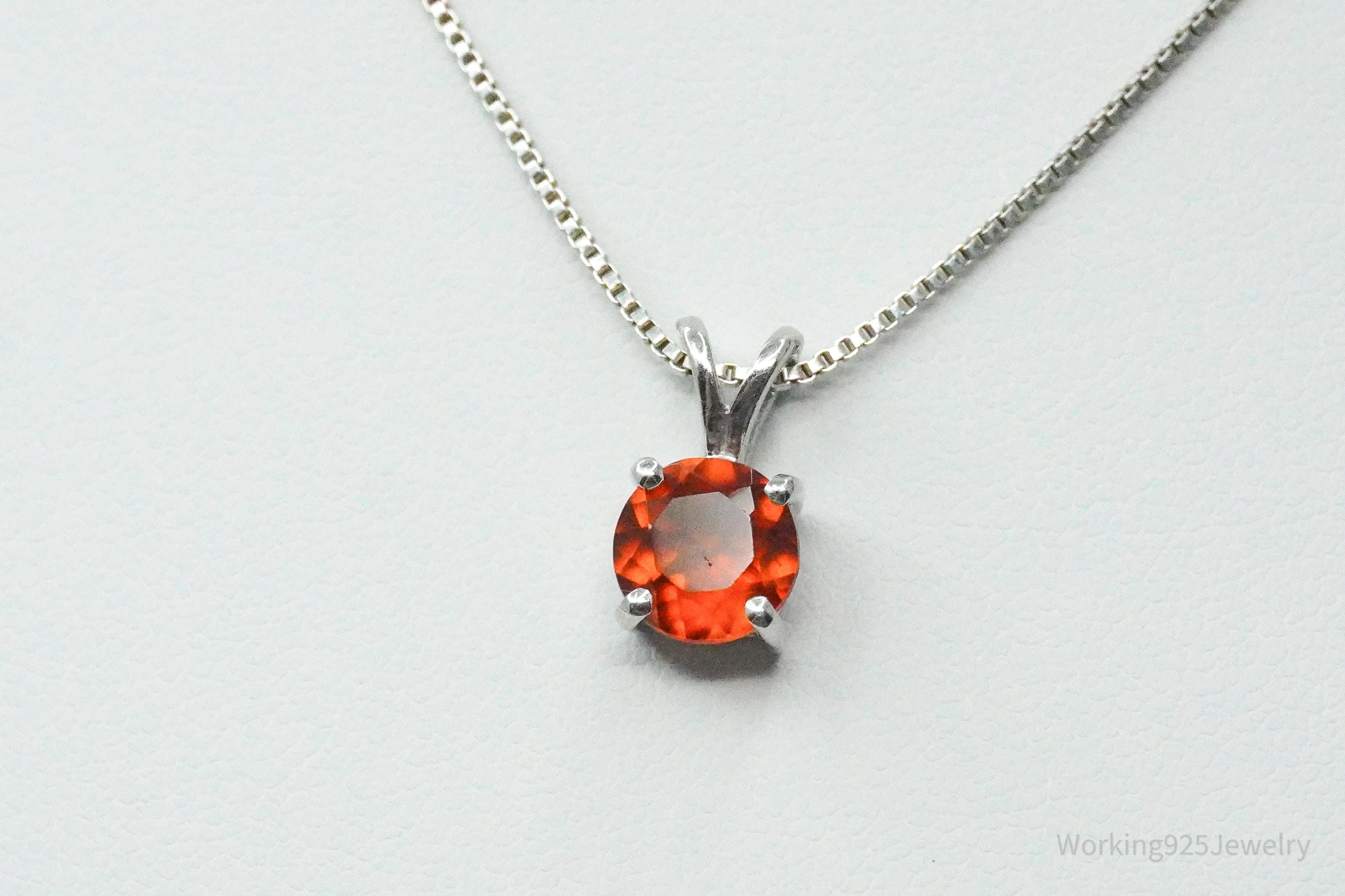 JTV's TGGC Madeira Citrine Sterling Silver Necklace 18"