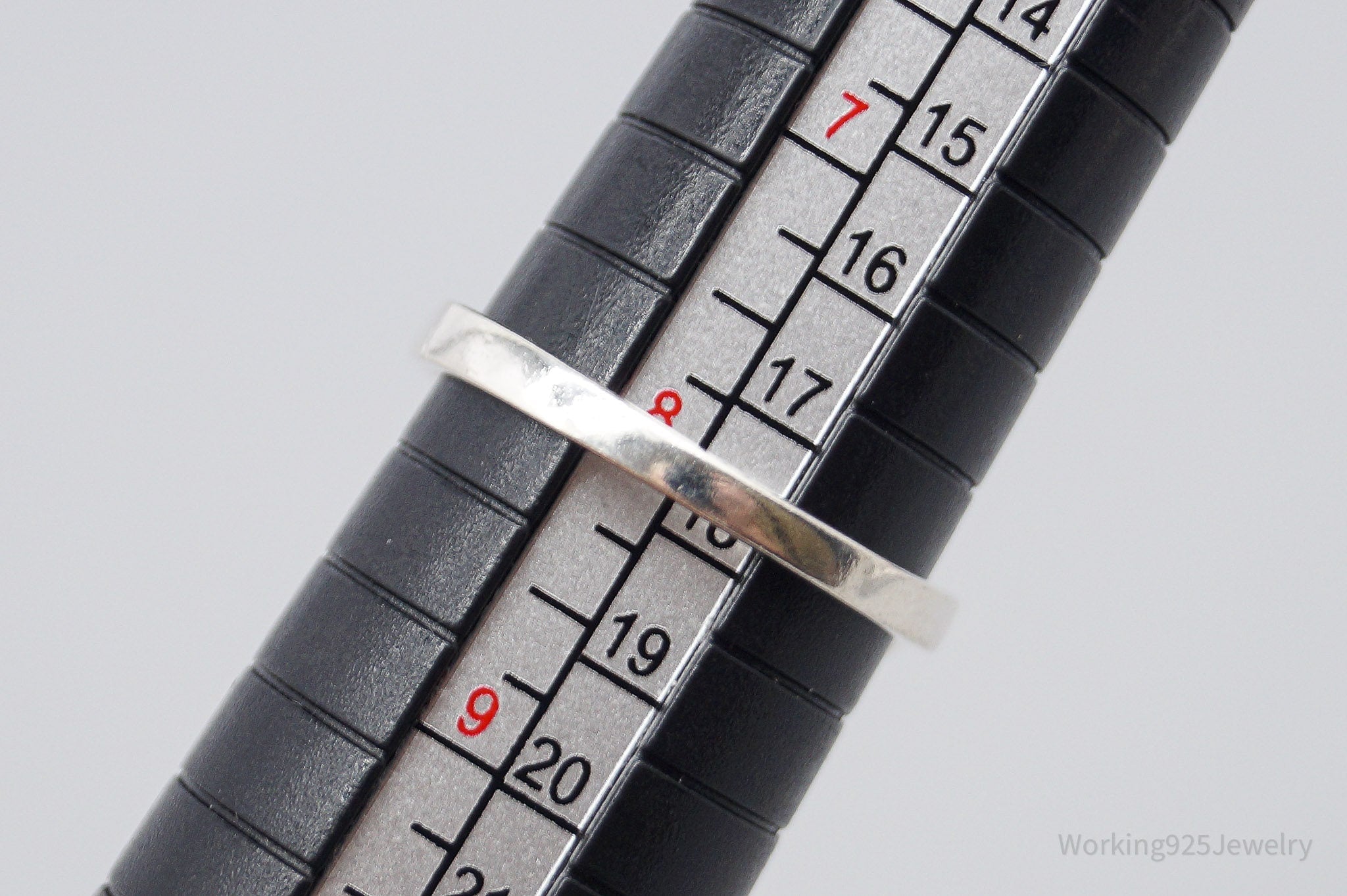 Vintage Amethyst Sterling Silver Ring - Size 8