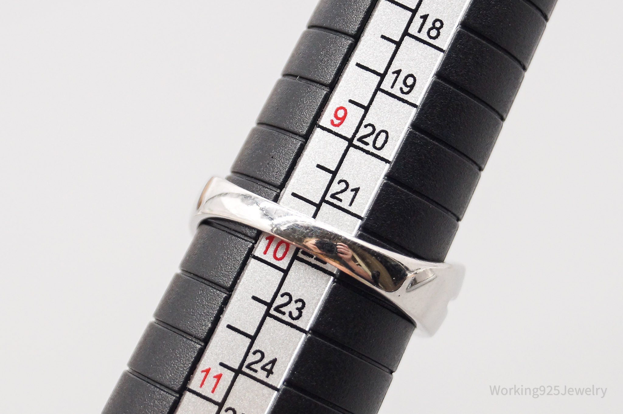 JTV PAJ Cubic Zirconia Sterling Silver Ring - Size 9.75