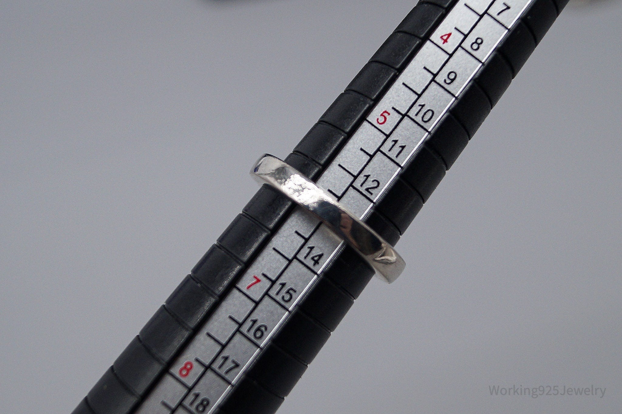 Vintage Amethyst Sterling Silver Ring - Size 6