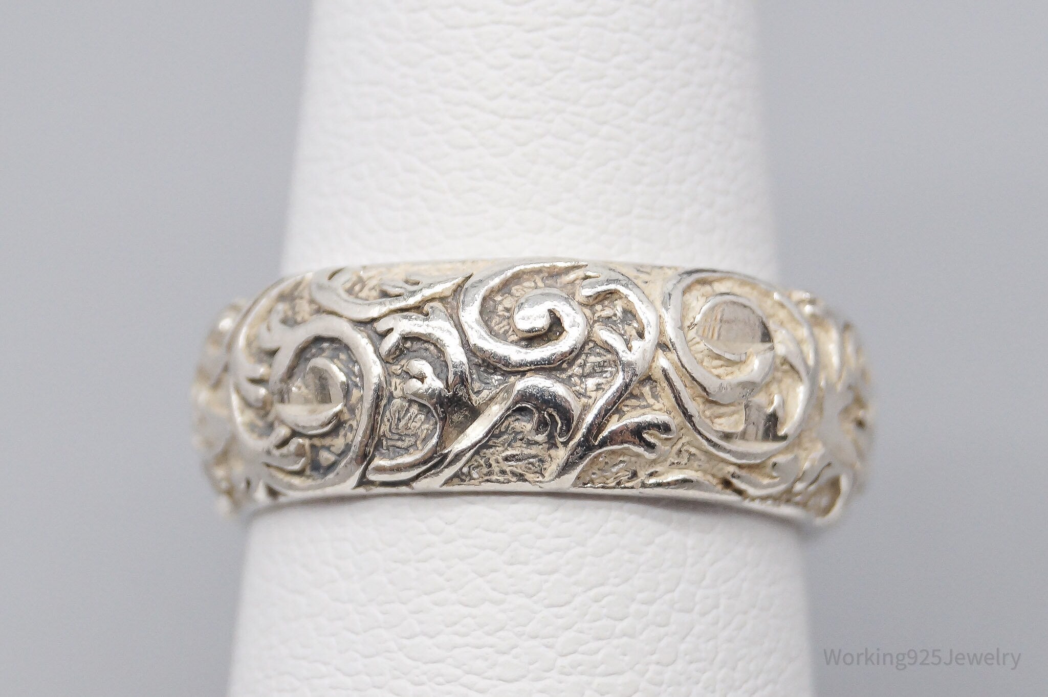 Vintage Native Designer Carolyn Pollack Relios Sterling Silver Ring - Size 6