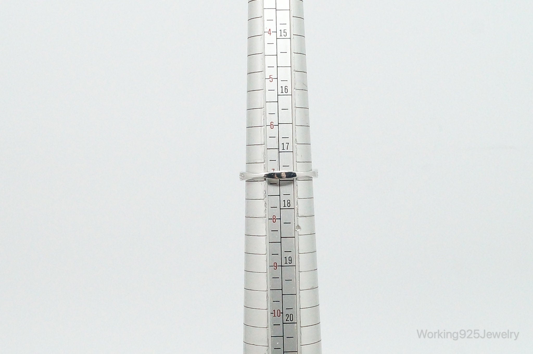 Mystic Topaz Cubic Zirconia Ring Sterling Silver - Size 7