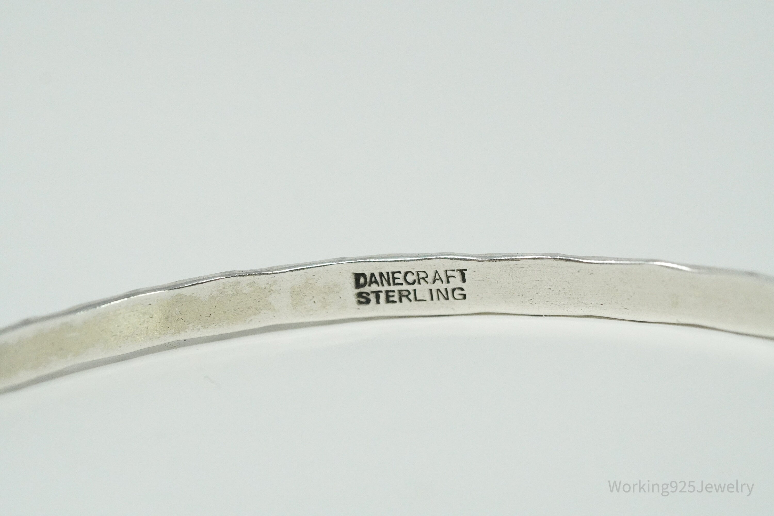 Antique Designer Danecraft Pattern Sterling Silver Bracelet 8"