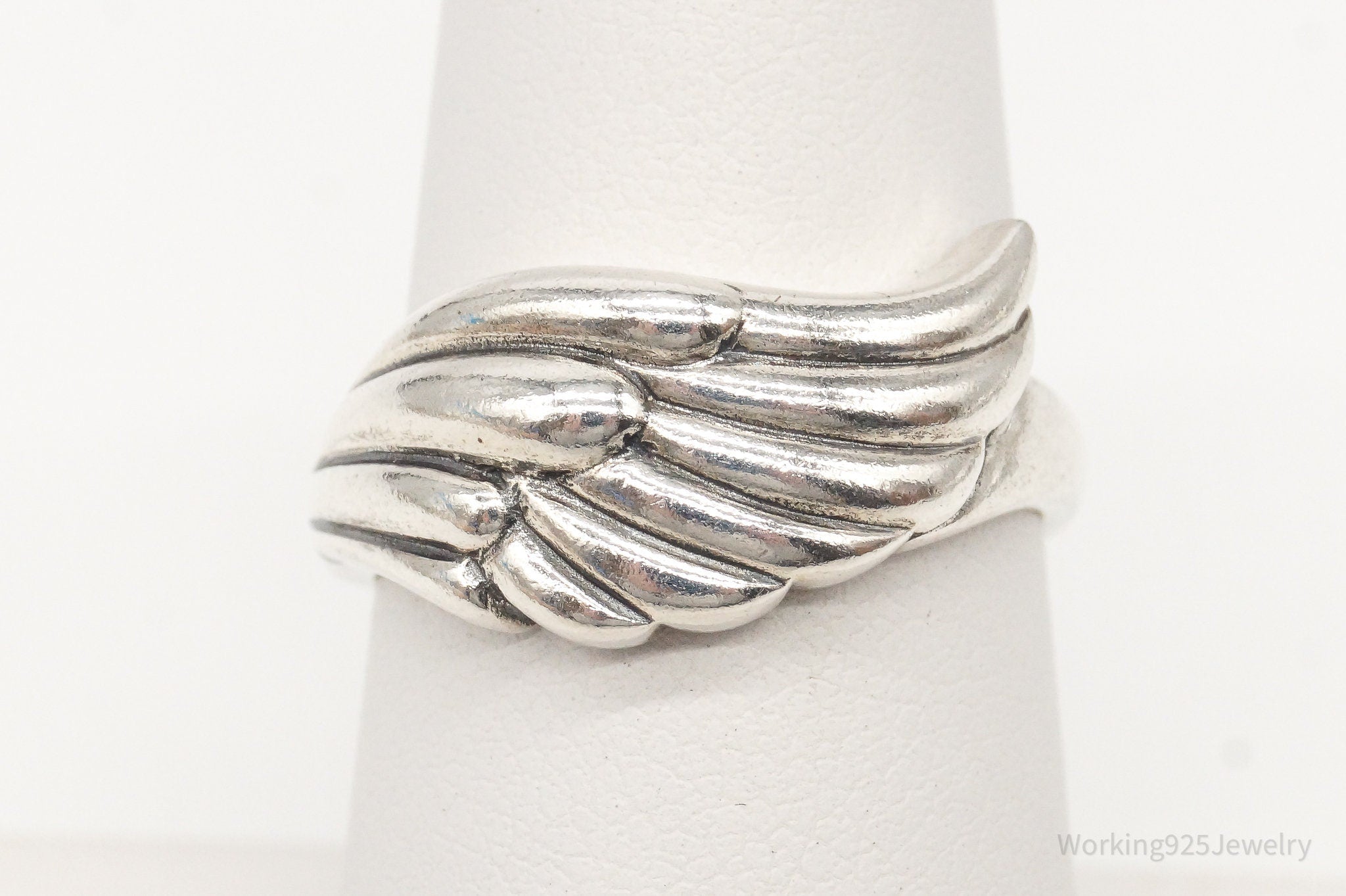 Vintage Wing Sterling Silver Ring -Size 7