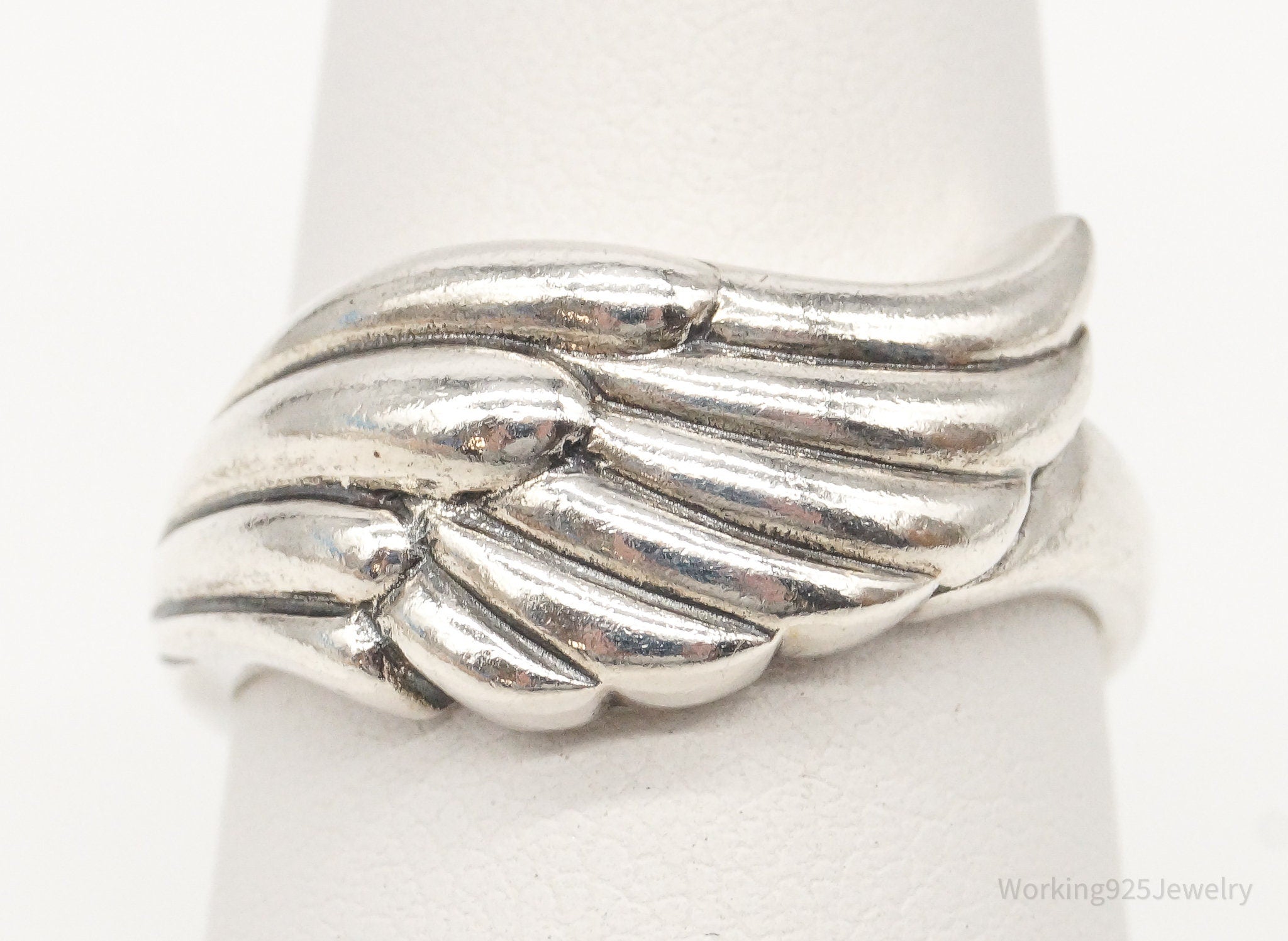 Vintage Wing Sterling Silver Ring -Size 7