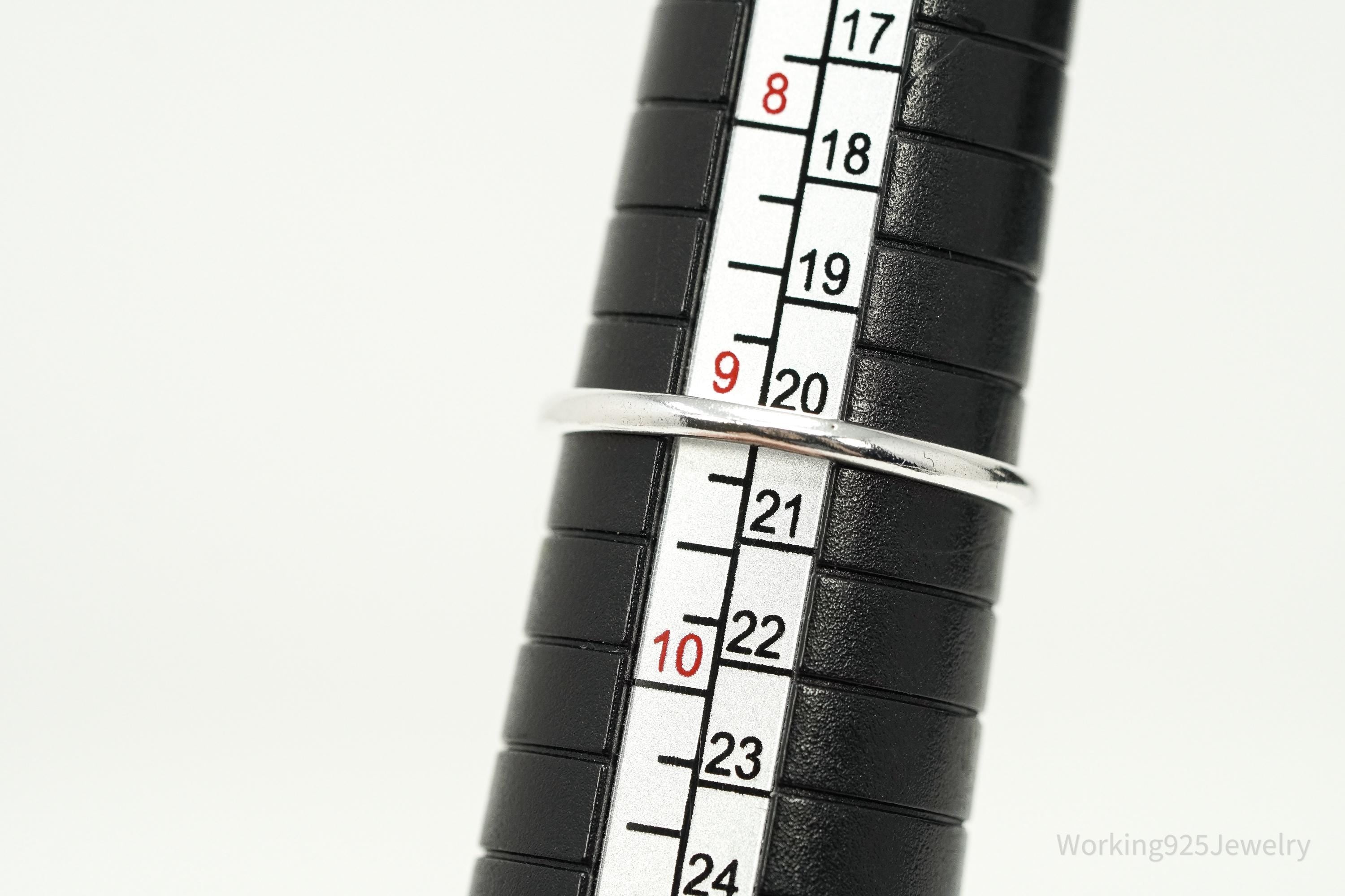 Vintage Paz Creations Sterling Silver Band Ring - Size 9