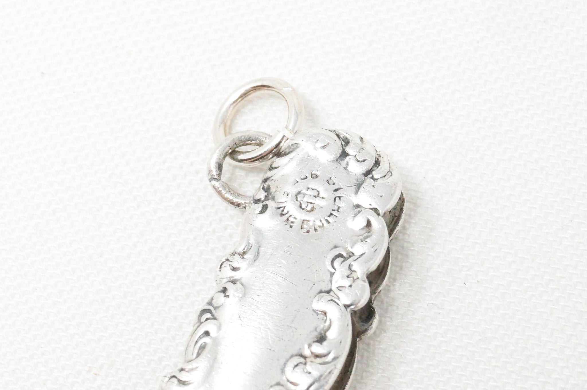 Rare Antique Sterling Silver Pocket Foldable Nail File