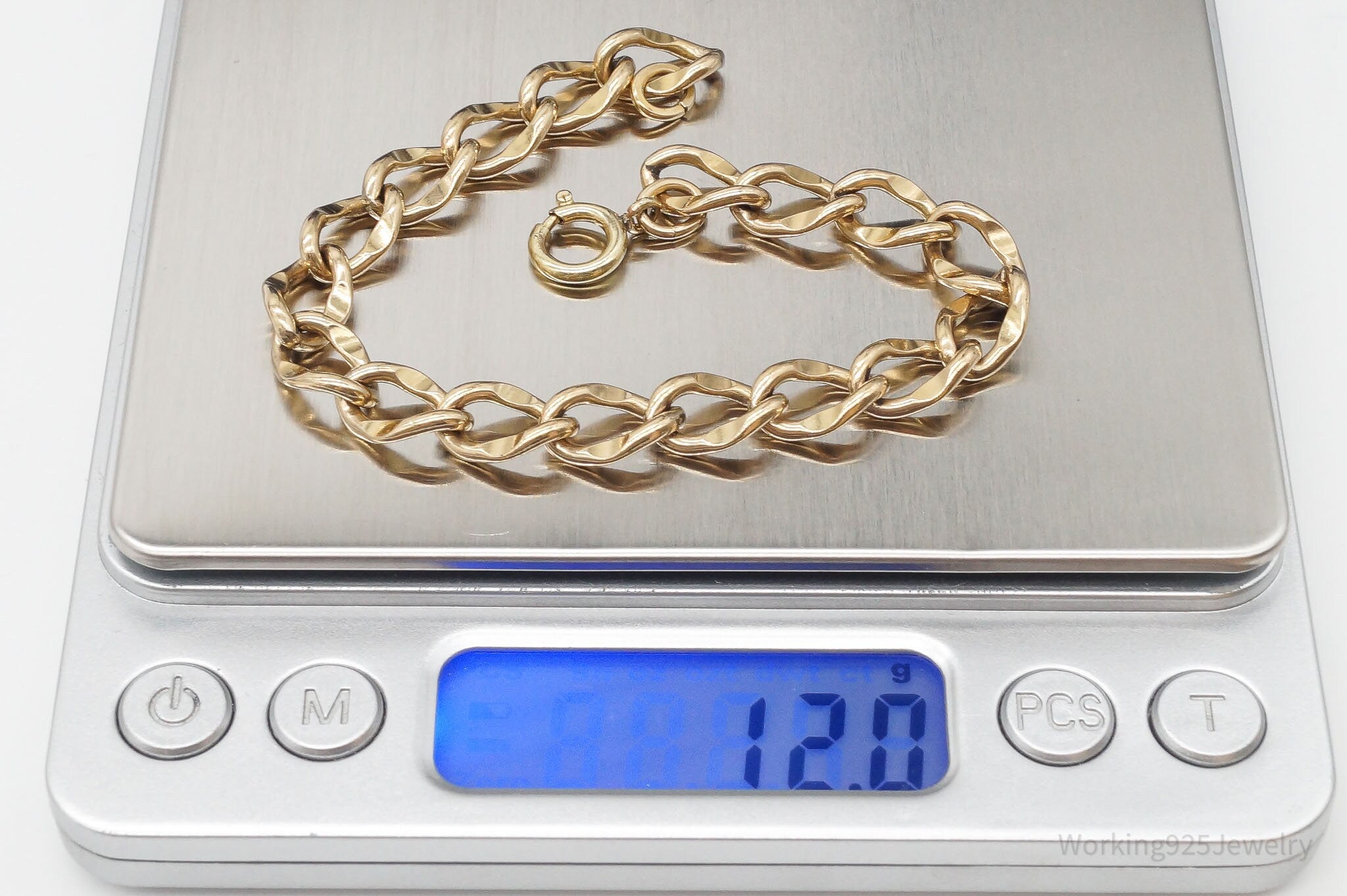 Vintage 1/20 12K Gold Filled Chain Bracelet