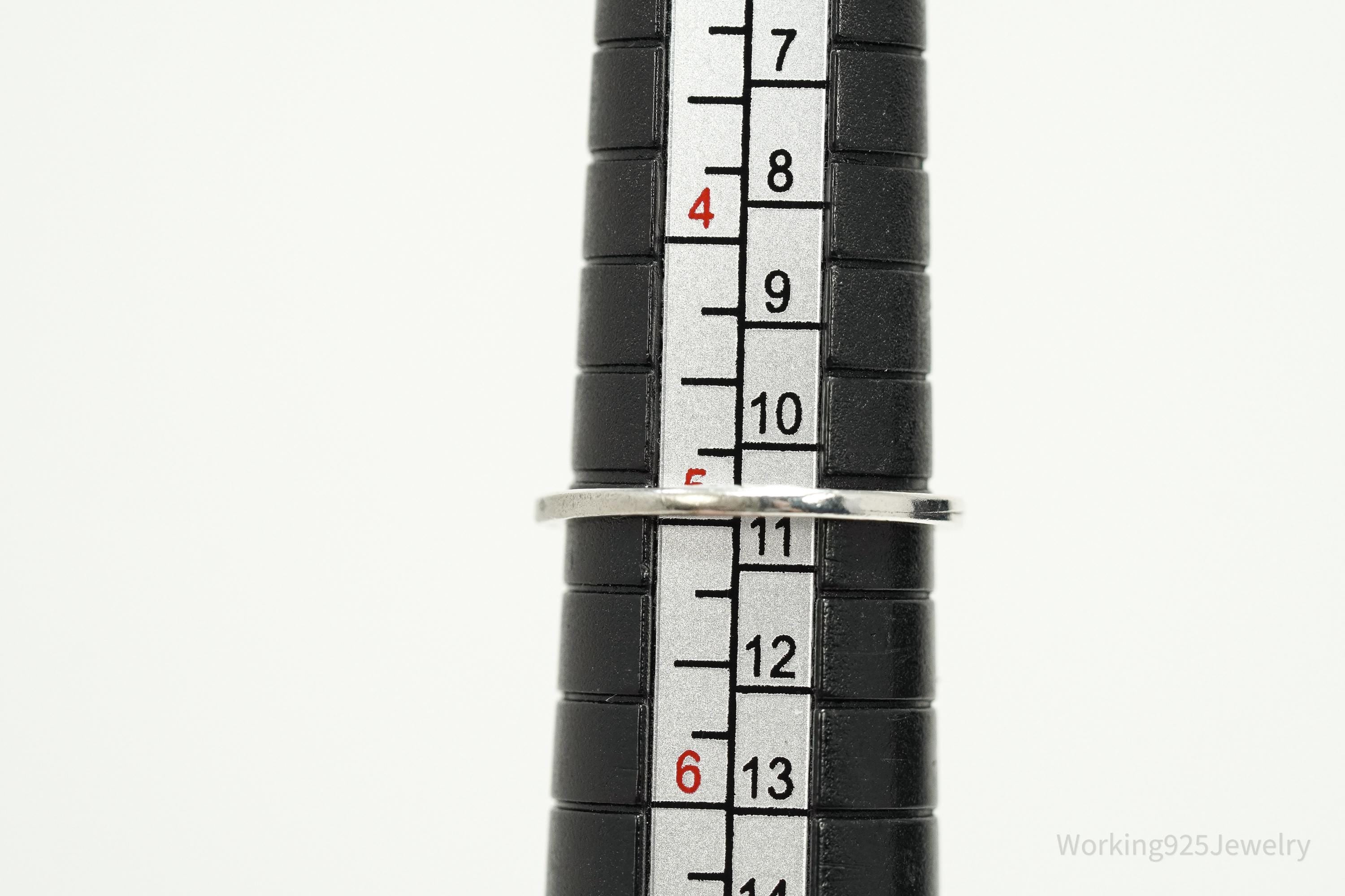 Vintage Espo Sterling Silver Ankh Ring - Size 5