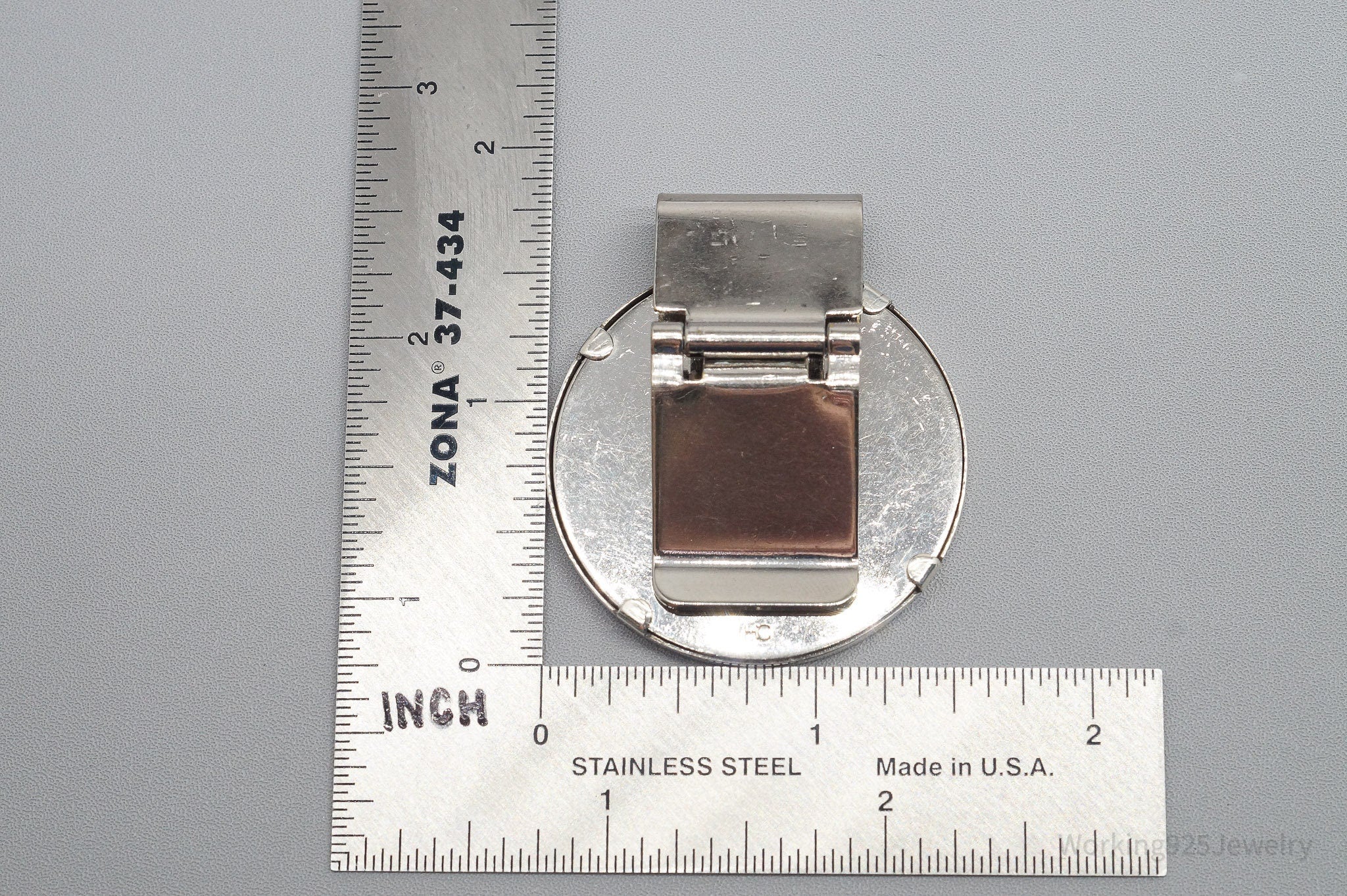 Vintage 1928 Peace Silver Dollar Coin Silver Money Clip