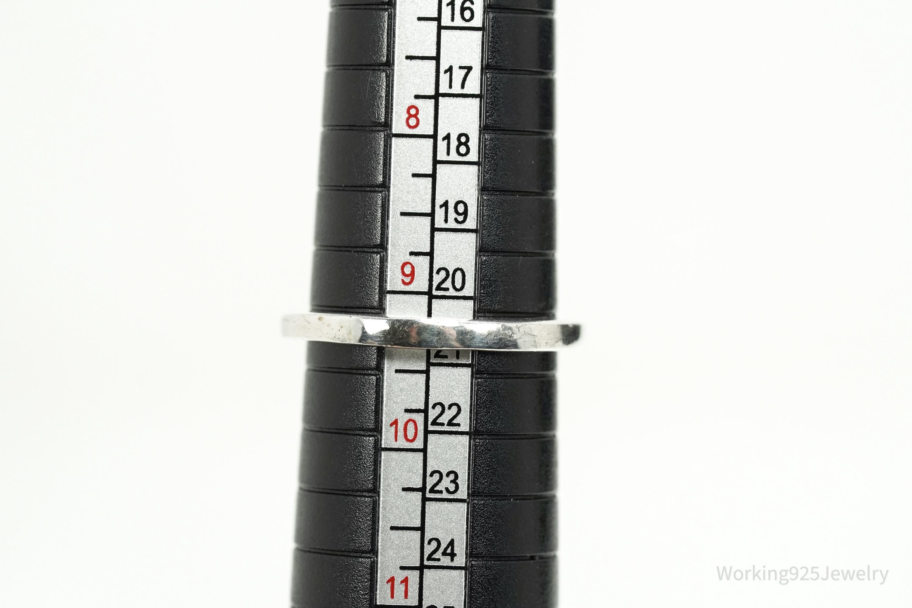 Vintage Tanzanite Sterling Silver Ring - Size 9.25