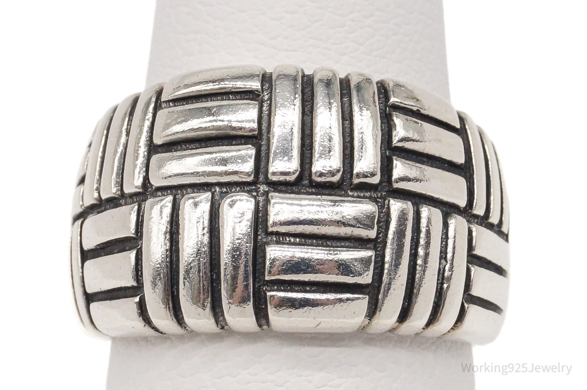 Vintage Sterling Silver Band Ring - Size 5.75