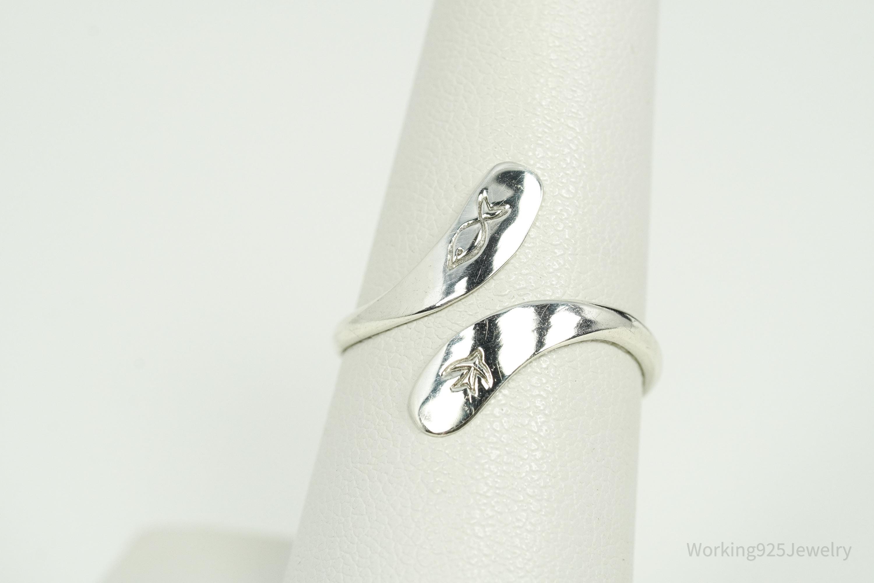 Vintage "Journey" Sterling Silver Ring - Size 7.75