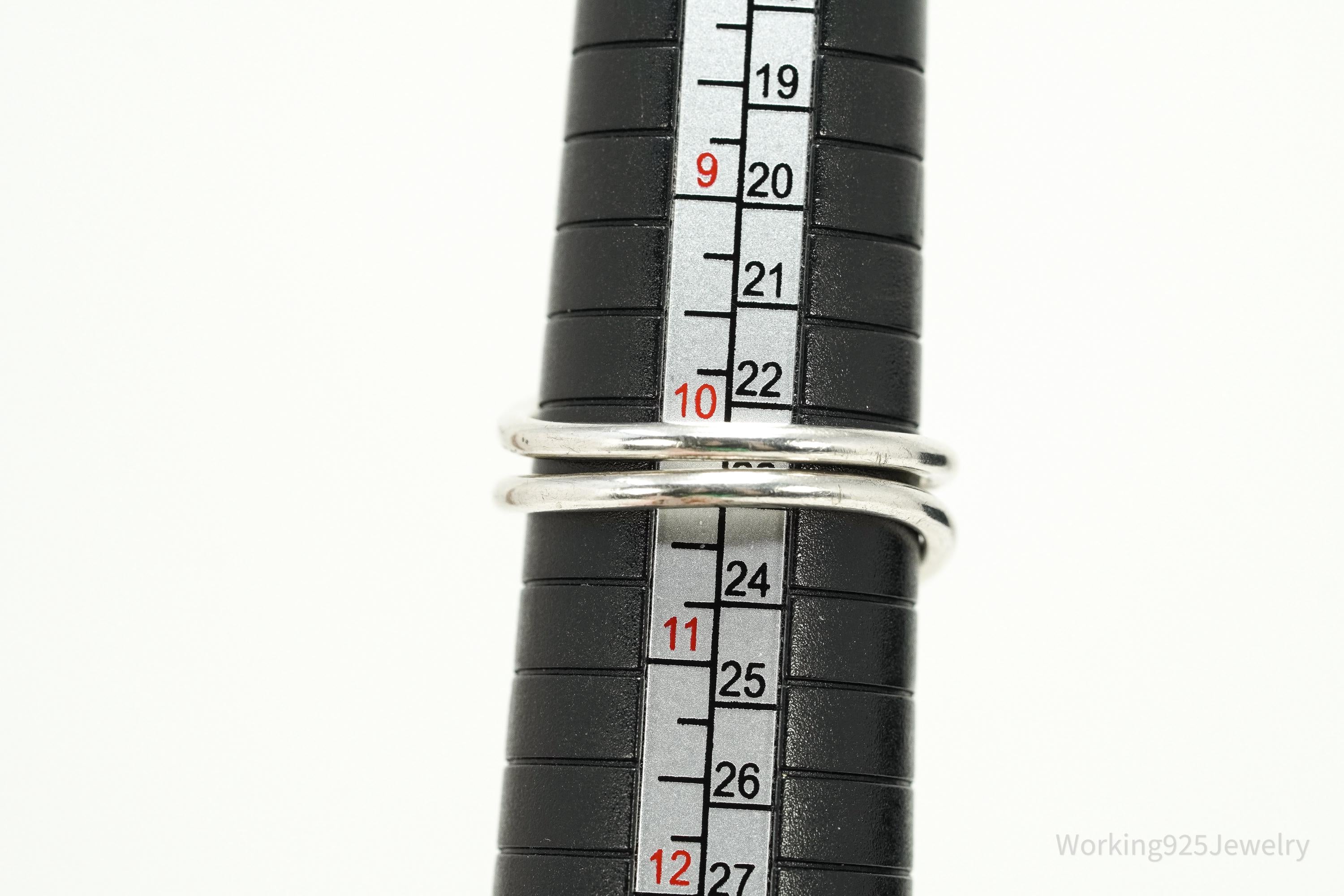 Vintage Whitney Kelly WK Wrap Ring Lapis Lazuli Turquoise Sterling Silver 10.25