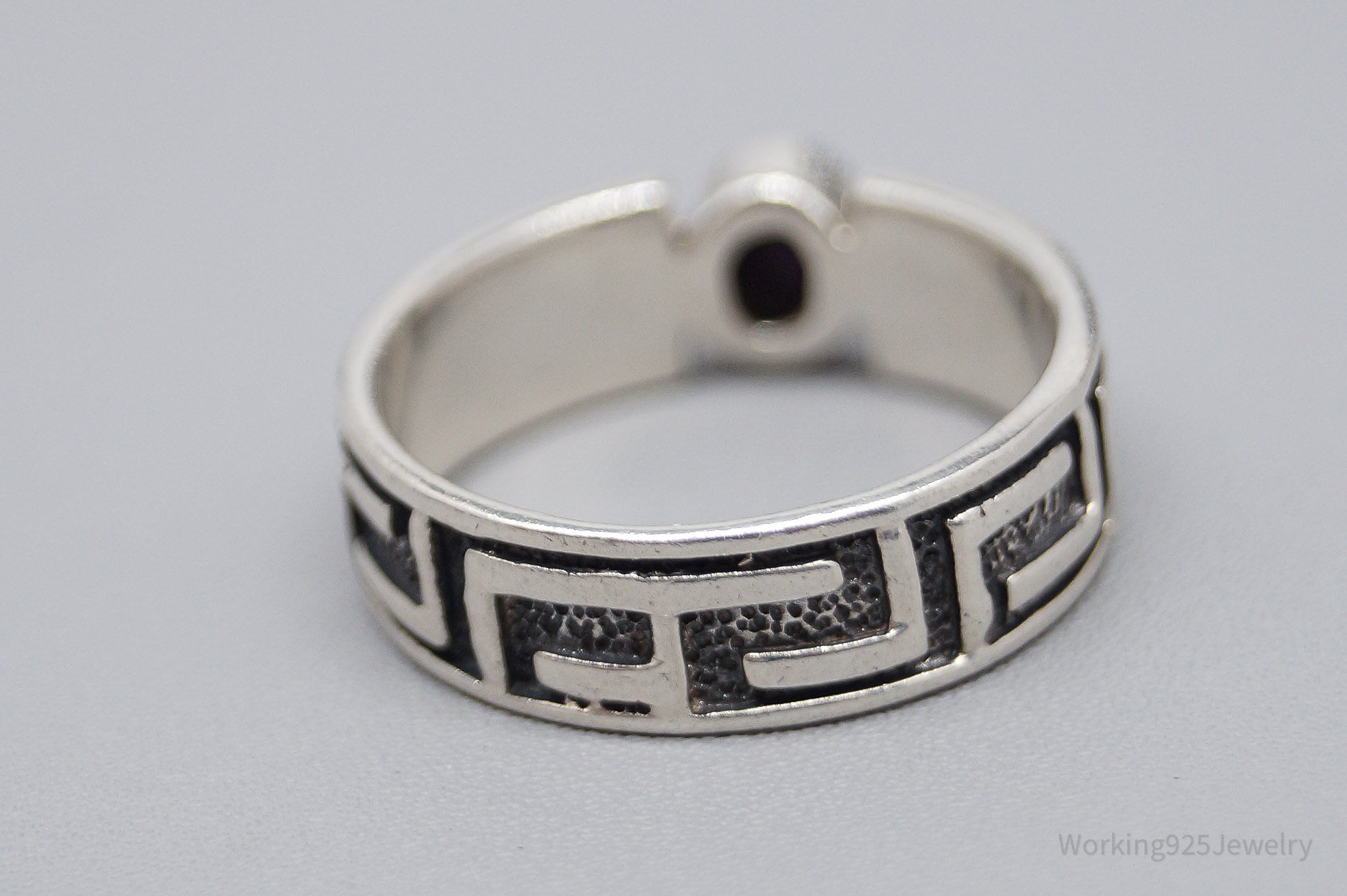 Vintage PSCL Sugilite Sterling Silver Ring - Size 8.25