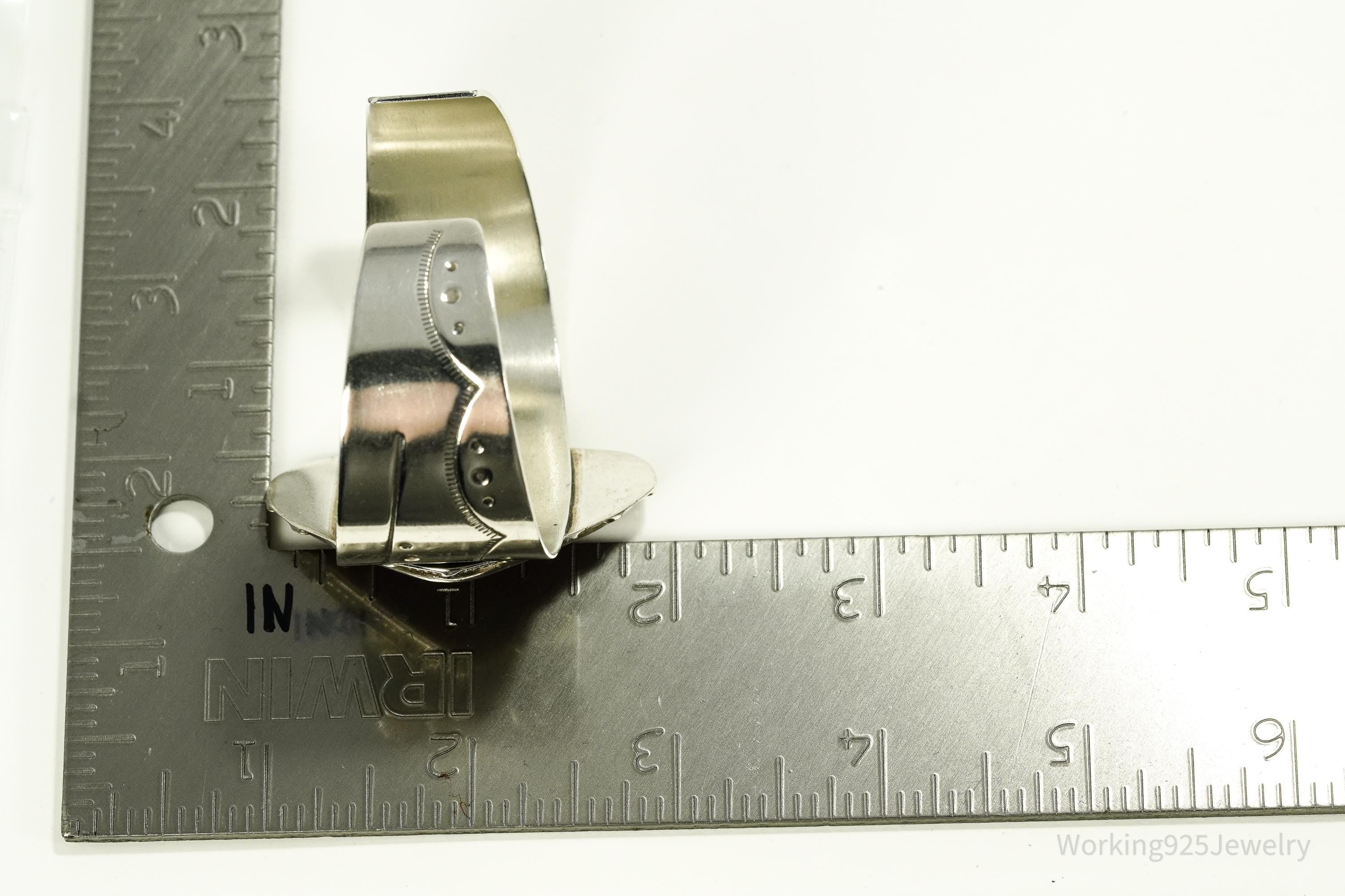 Vintage Desert Rose Trading Co Jay King Sterling Silver Cuff Bracelet 7"