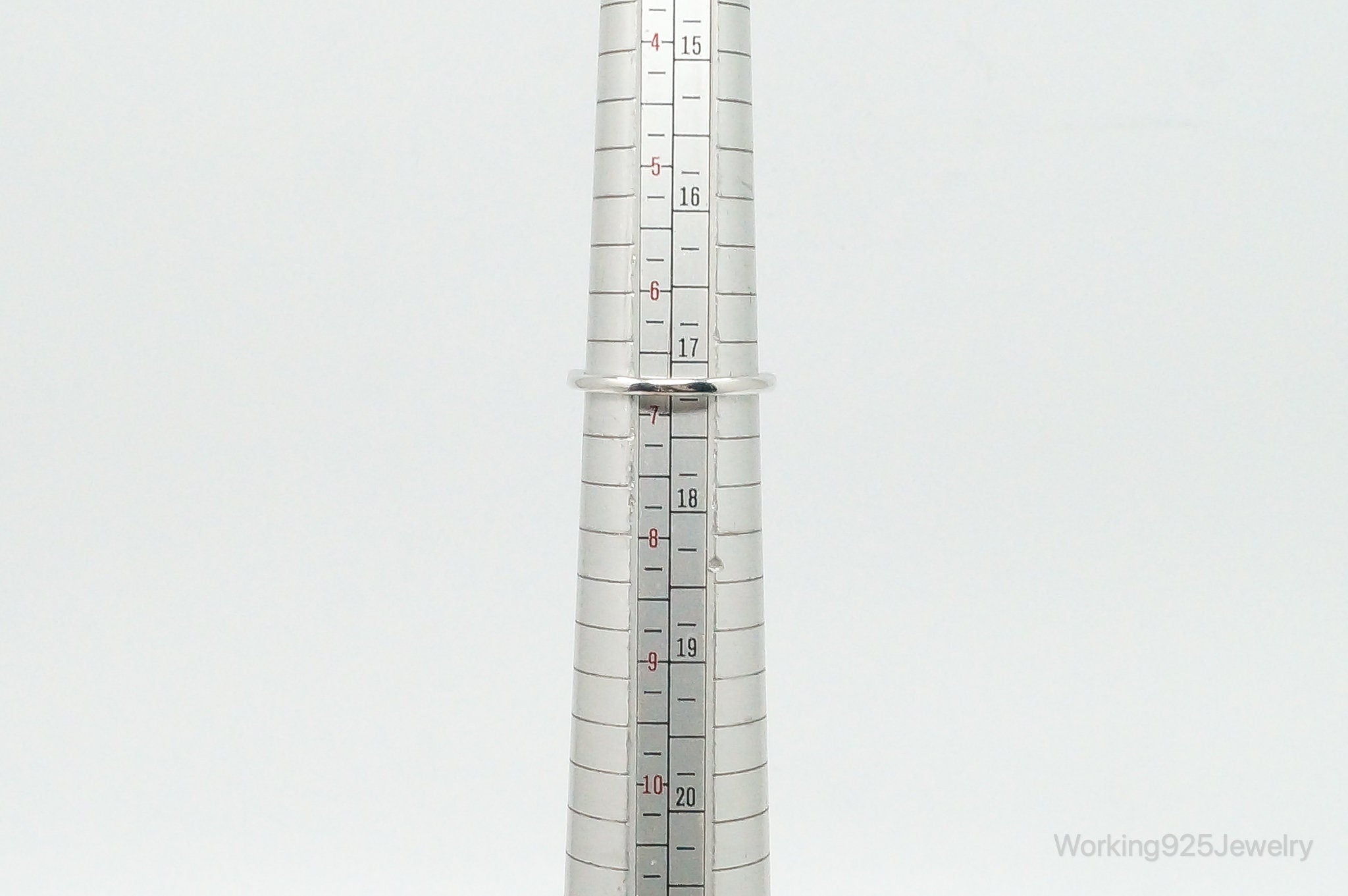 Pink Topaz Cubic Zirconia Heart Sterling Silver Ring - Size 6.75