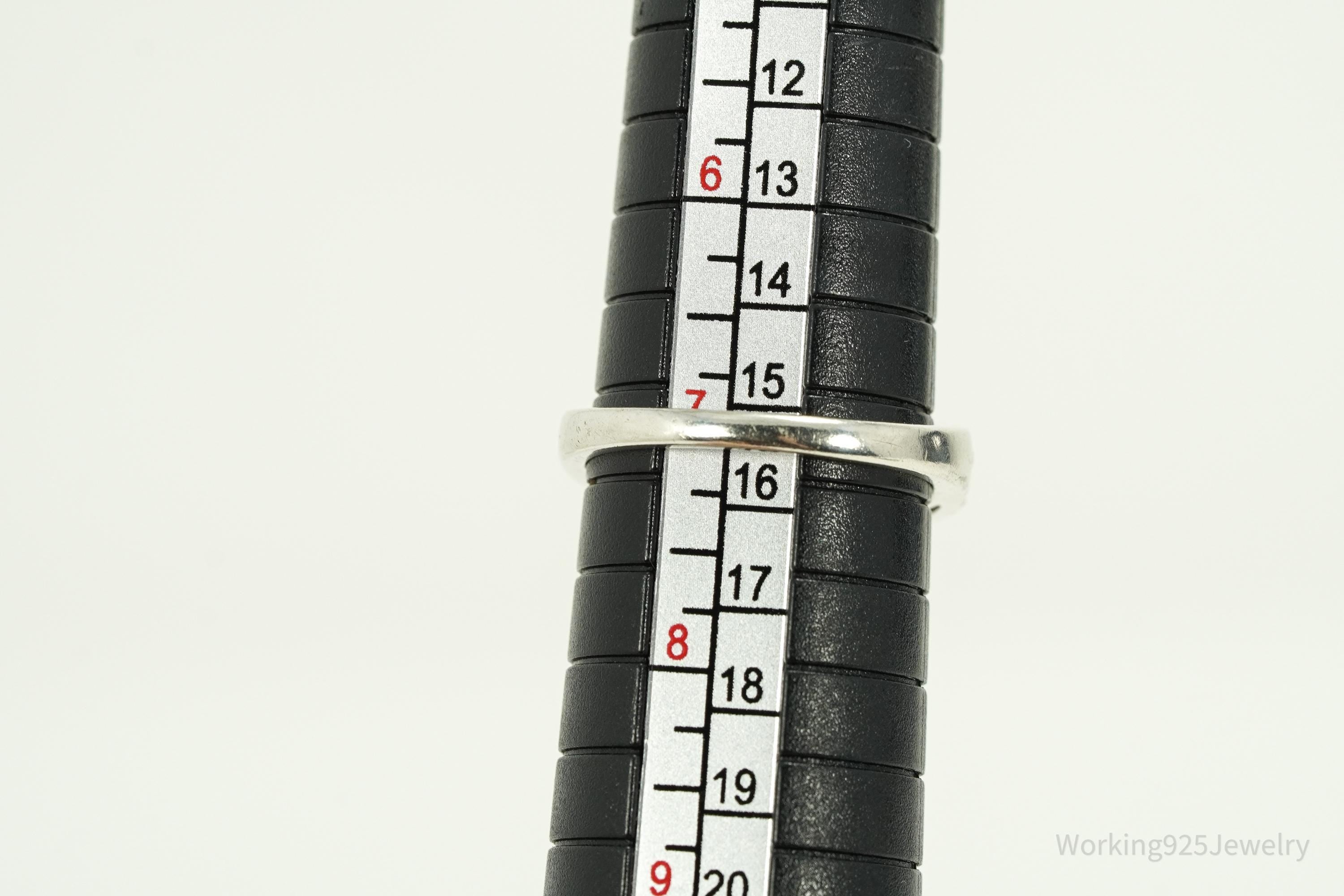 Vintage KABANA Cubic Zirconia Sterling Silver Ring - Size 7