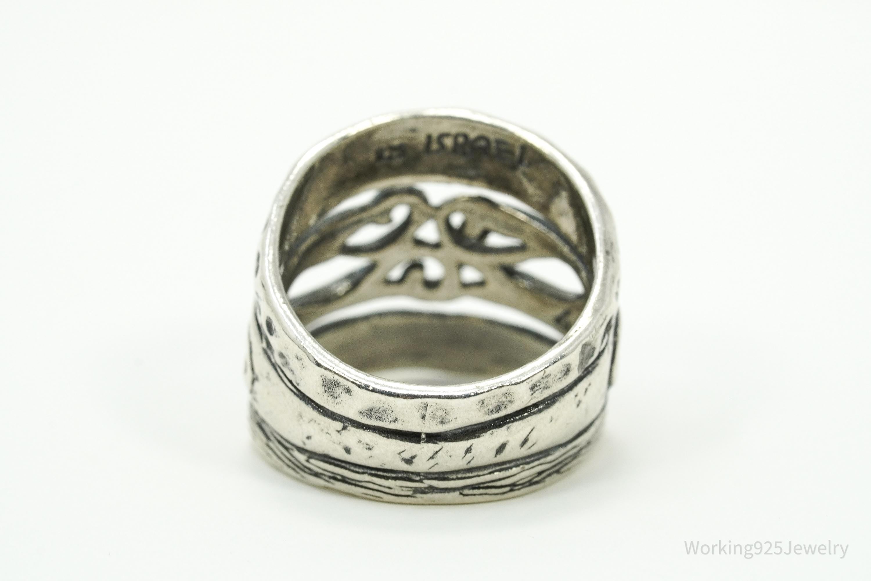 Vintage Shablool Didae Israel Sterling Silver Ring - Size 7.25