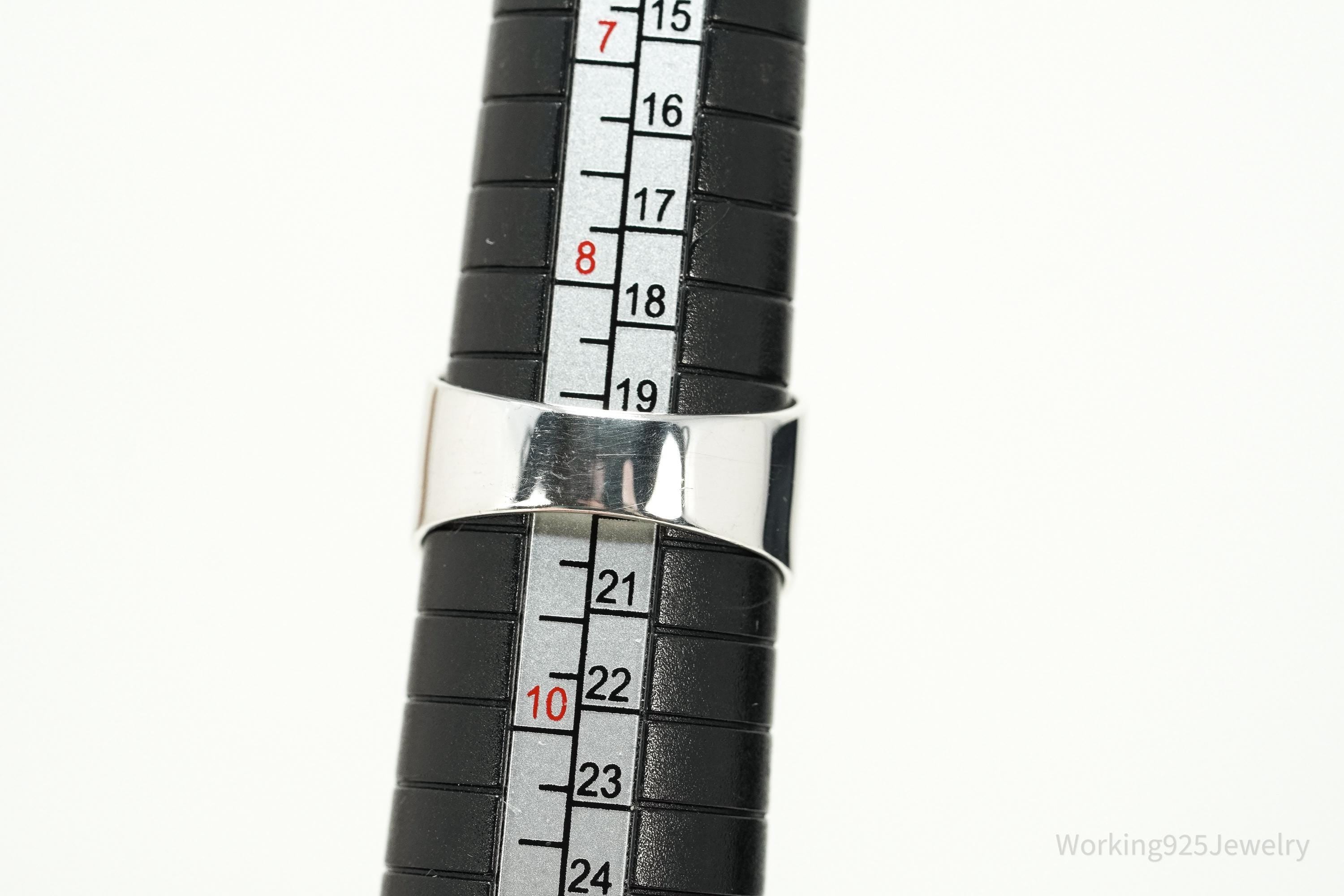 Vintage Desert Rose Trading Co Checkerboard Quartz Sterling Silver Ring - Size 9