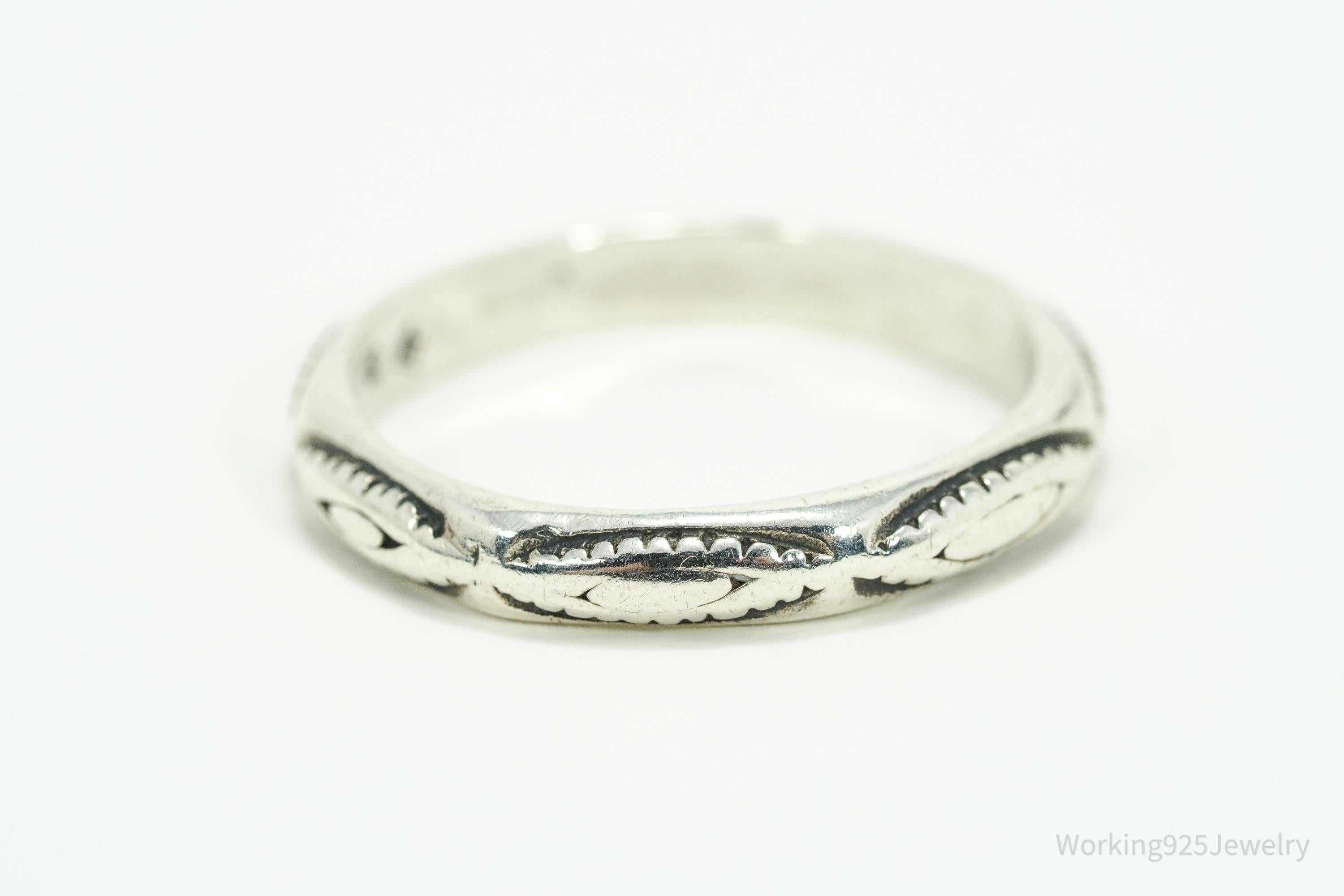 Vintage Designer Silpada Sterling Silver Stacker Ring - Size 8