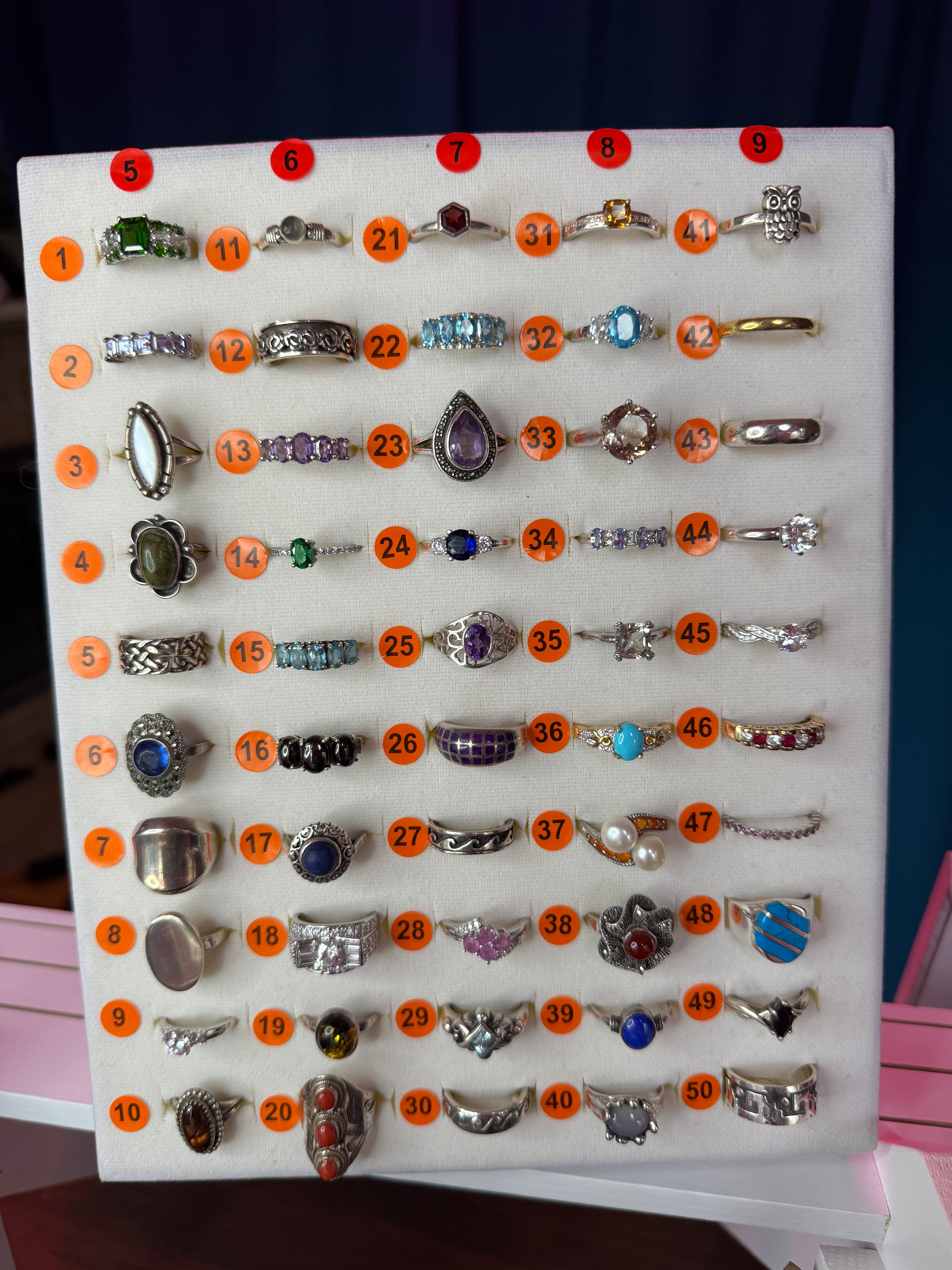 Ring Board D Sizes 5-9