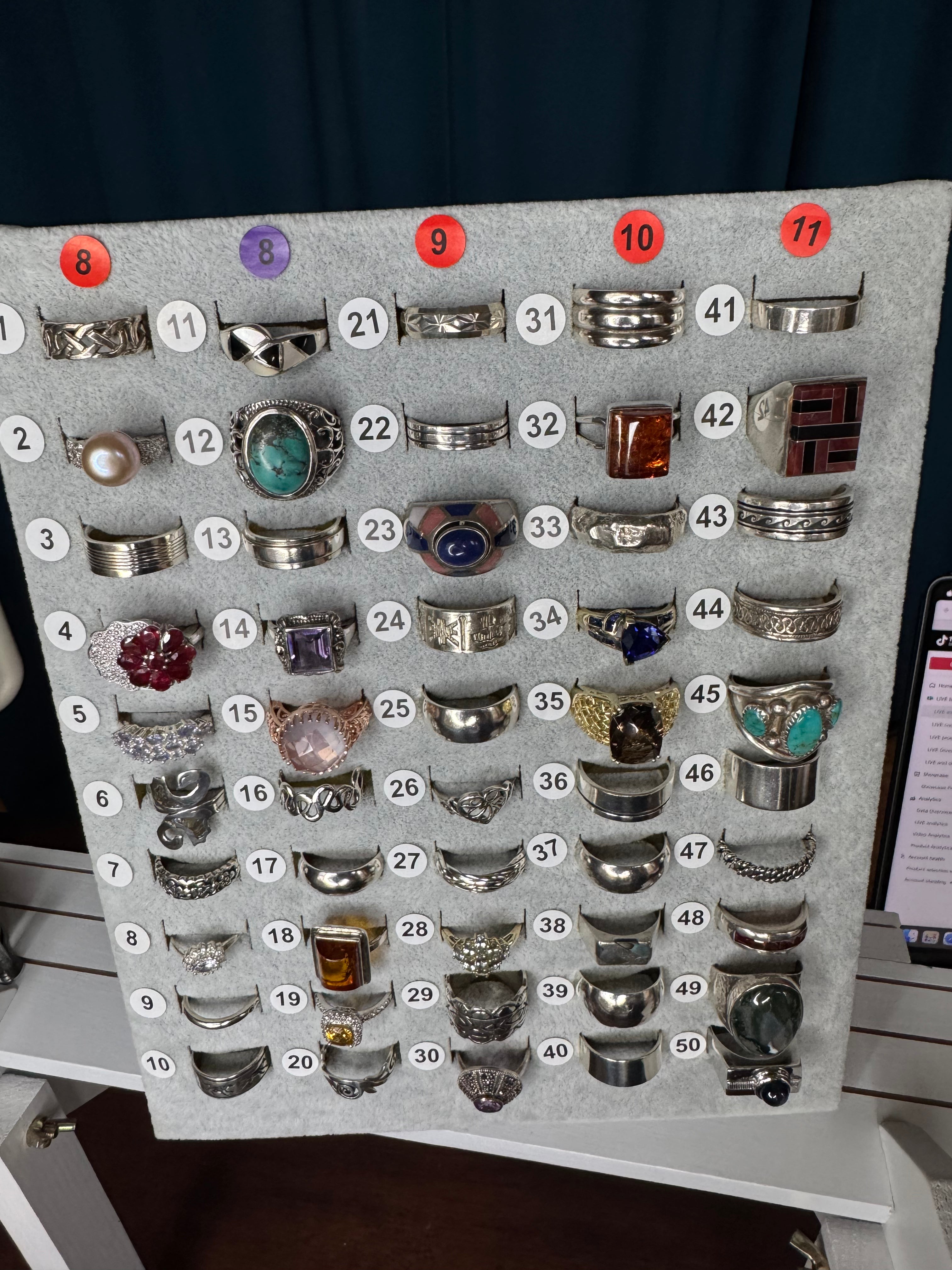 Ring Board E - Sizes 8-11