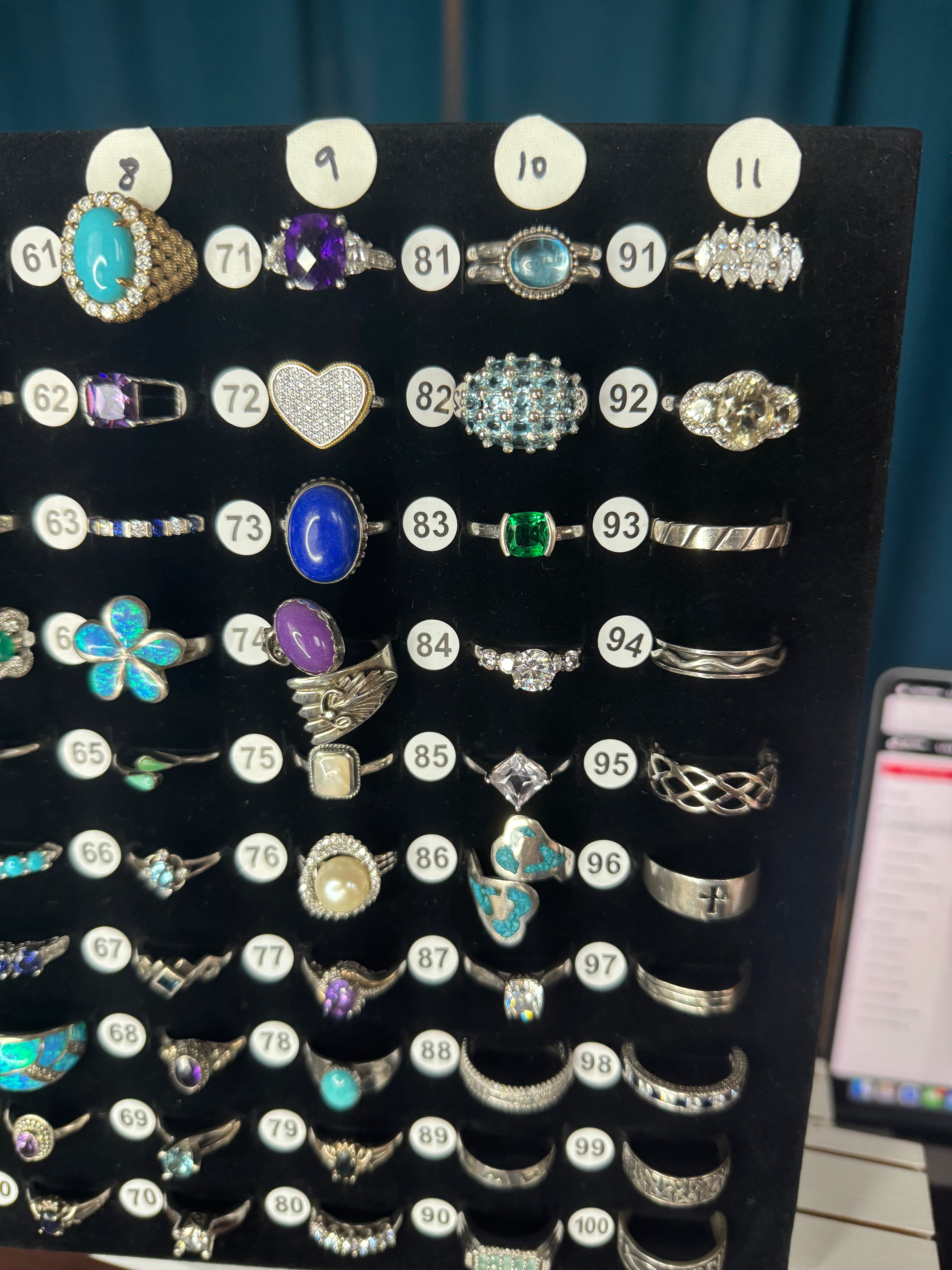 Ring Board J - Sizes 8-11