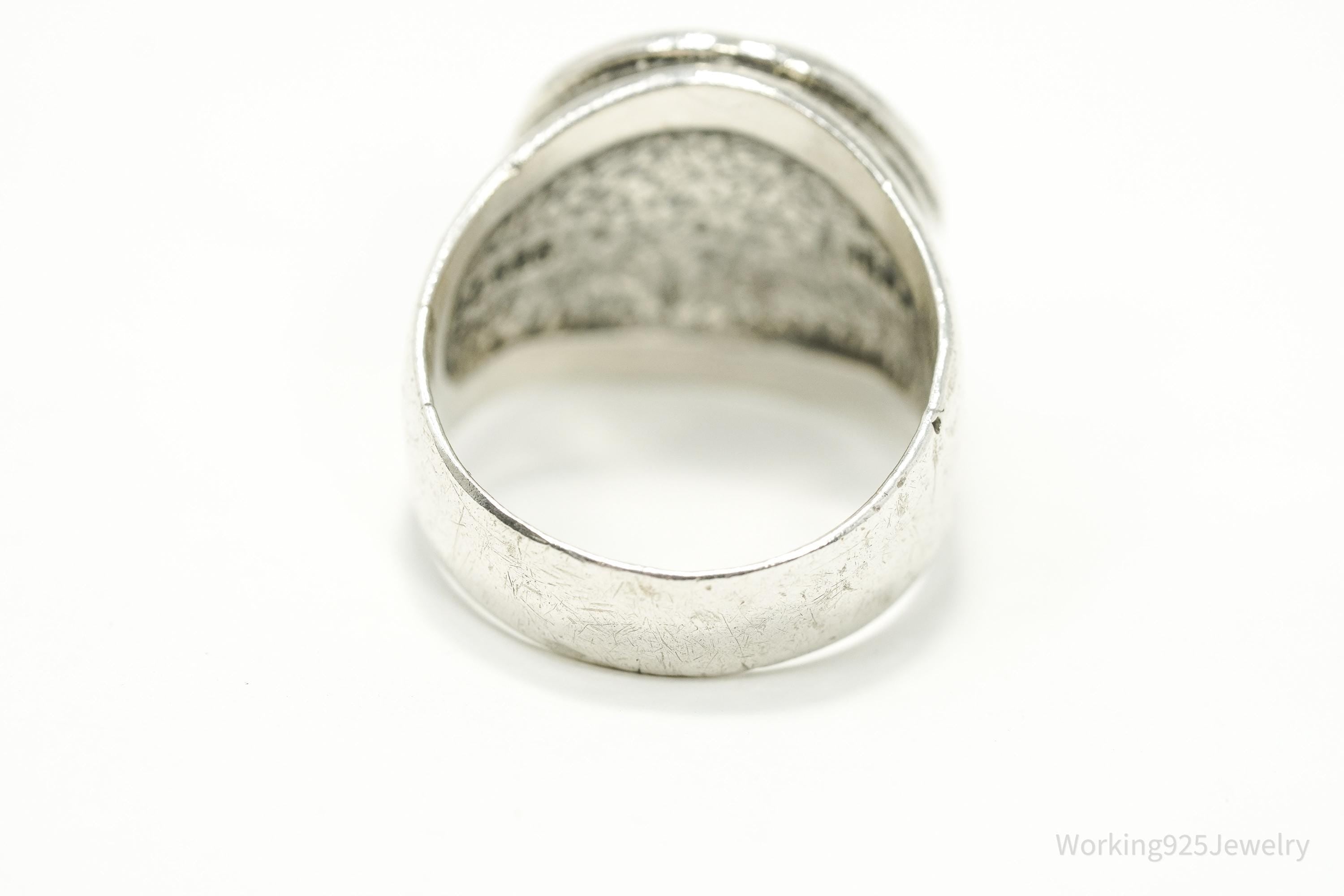 Vintage Paz Sterling Silver Cross Ring - Size 8