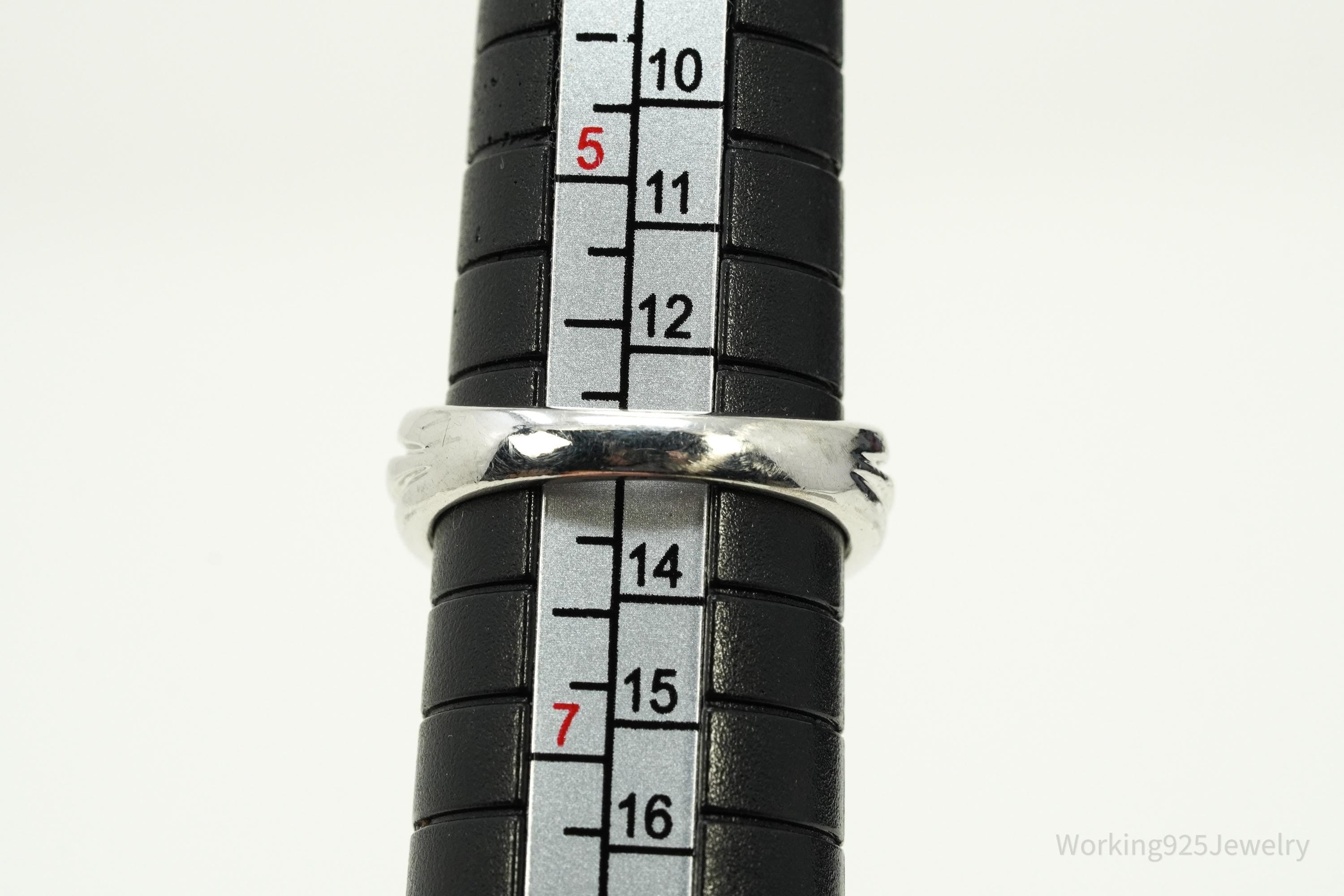 Victoria Wieck Garnet & White Topaz Sterling Silver Ring - Size 6