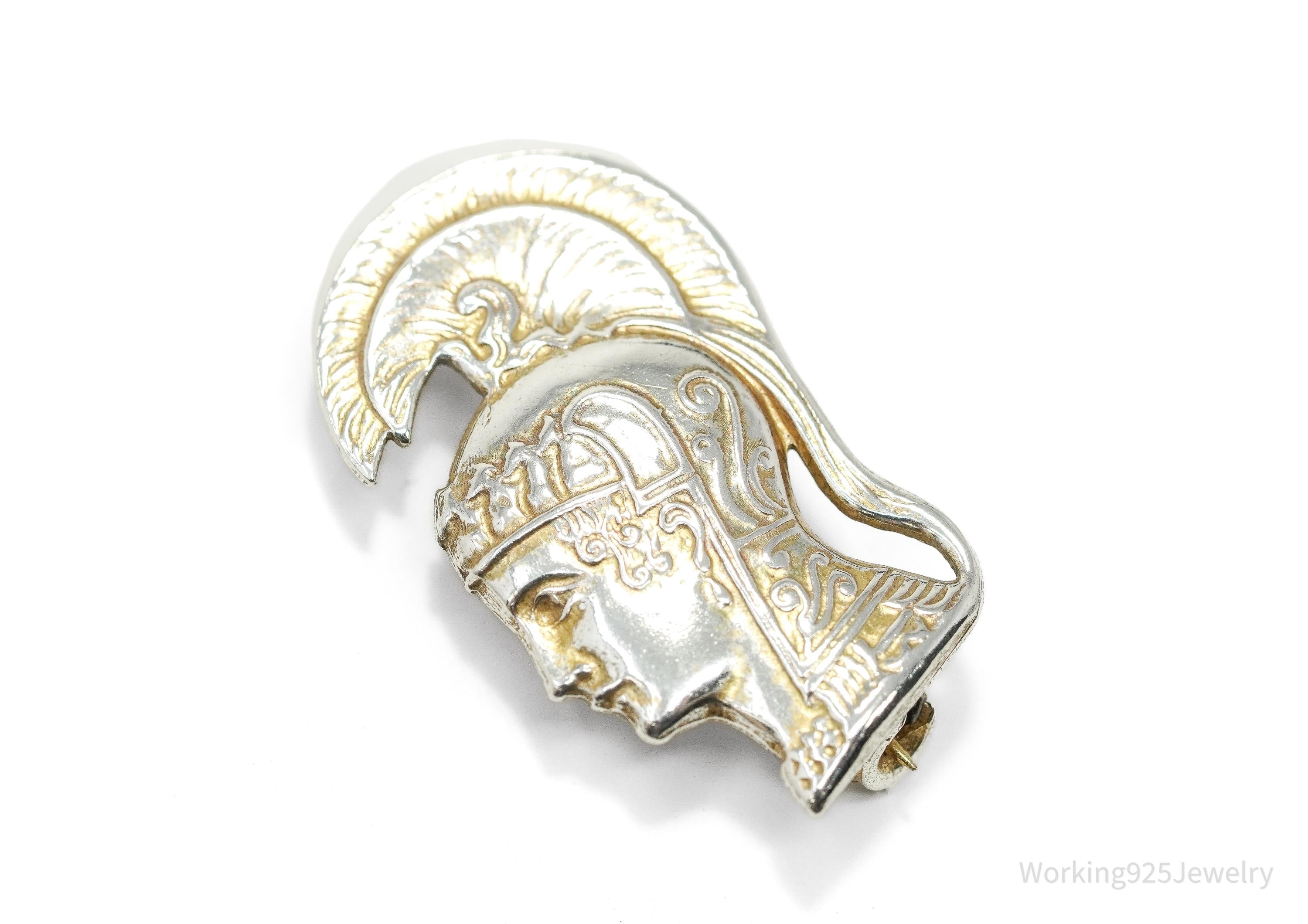 Rare Vintage WW2 WAC Womens Army Corps Officer Insignia Sterling Silver Pin Badge