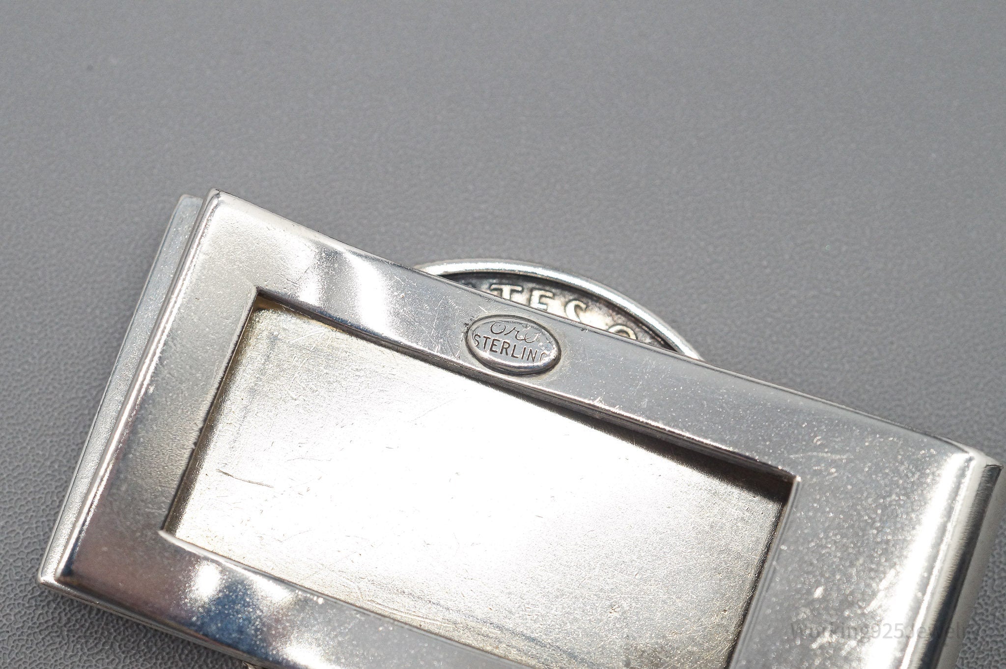 Vintage 1964 Silver Kennedy Half Dollar Coin ORB Sterling Silver Money Clip