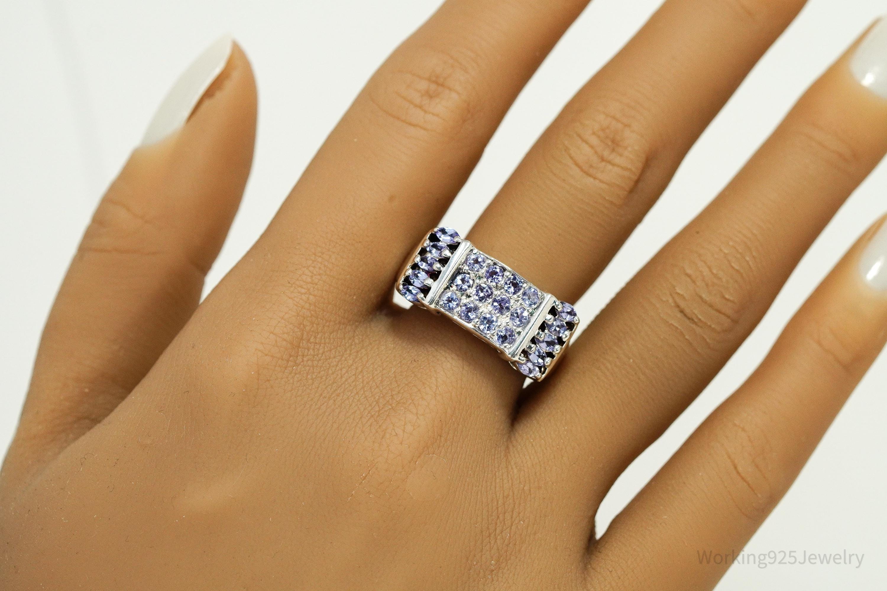 Vintage Tanzanite Sterling Silver - Ring 10