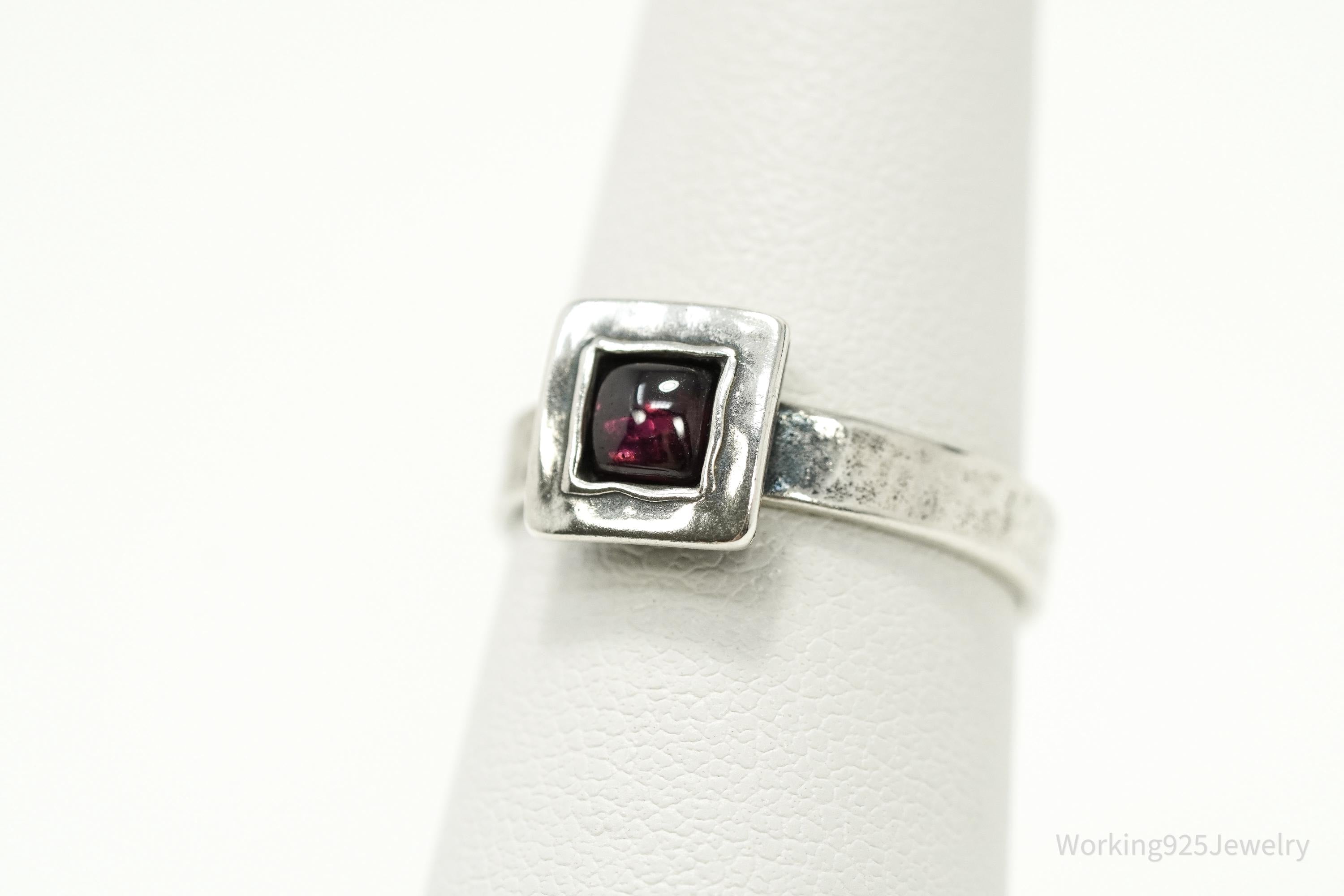 Vintage Silpada Rhodolite Garnet Sterling Silver Ring - Size 7.25