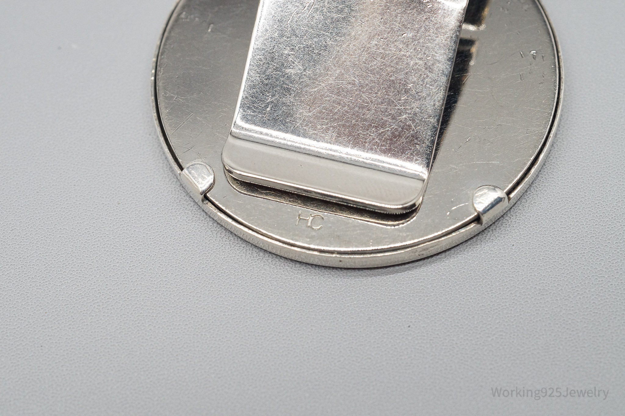 Vintage 1928 Peace Silver Dollar Coin Silver Money Clip