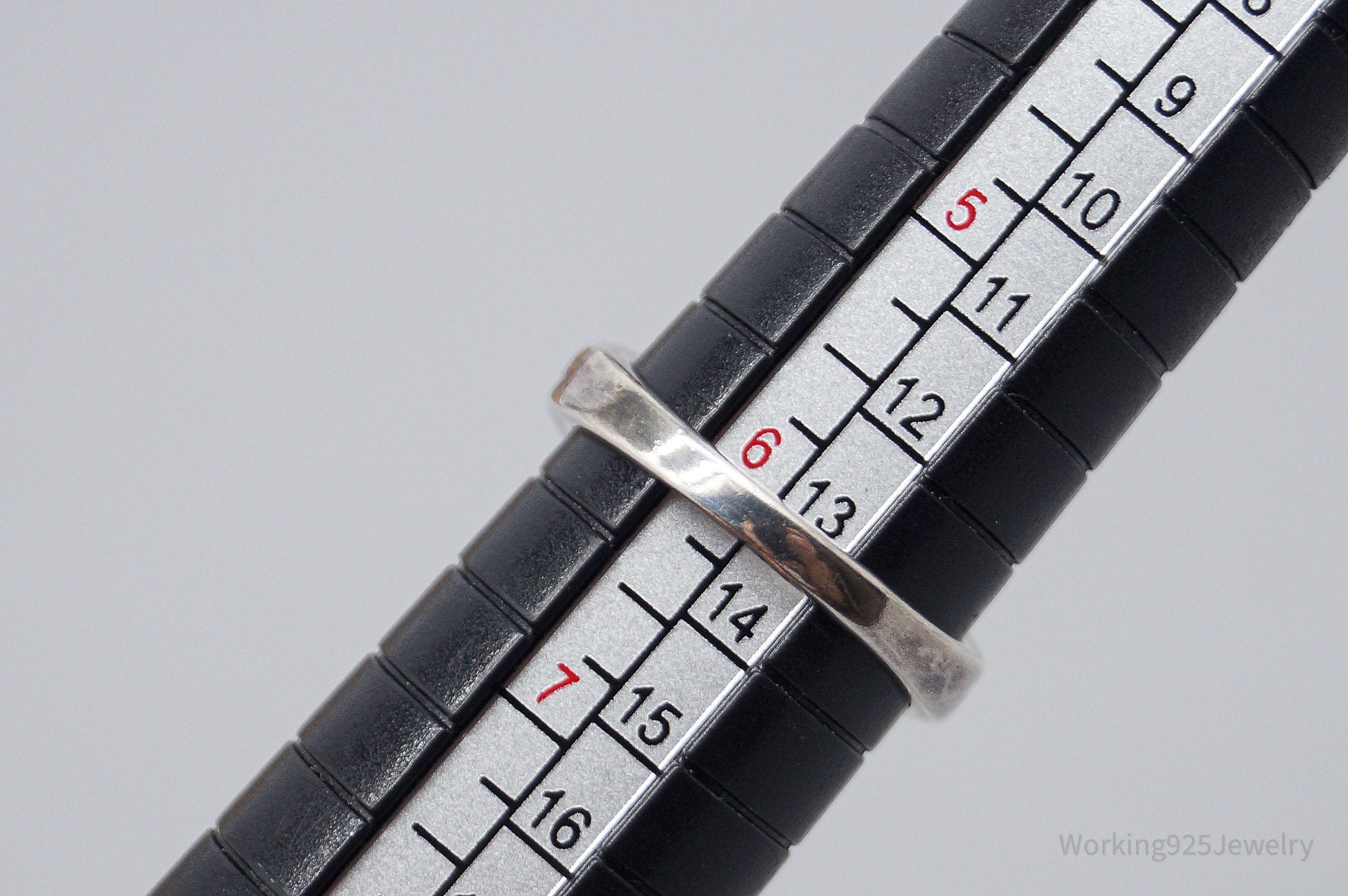 Vintage London Blue Topaz Sterling Silver Ring - Size 6