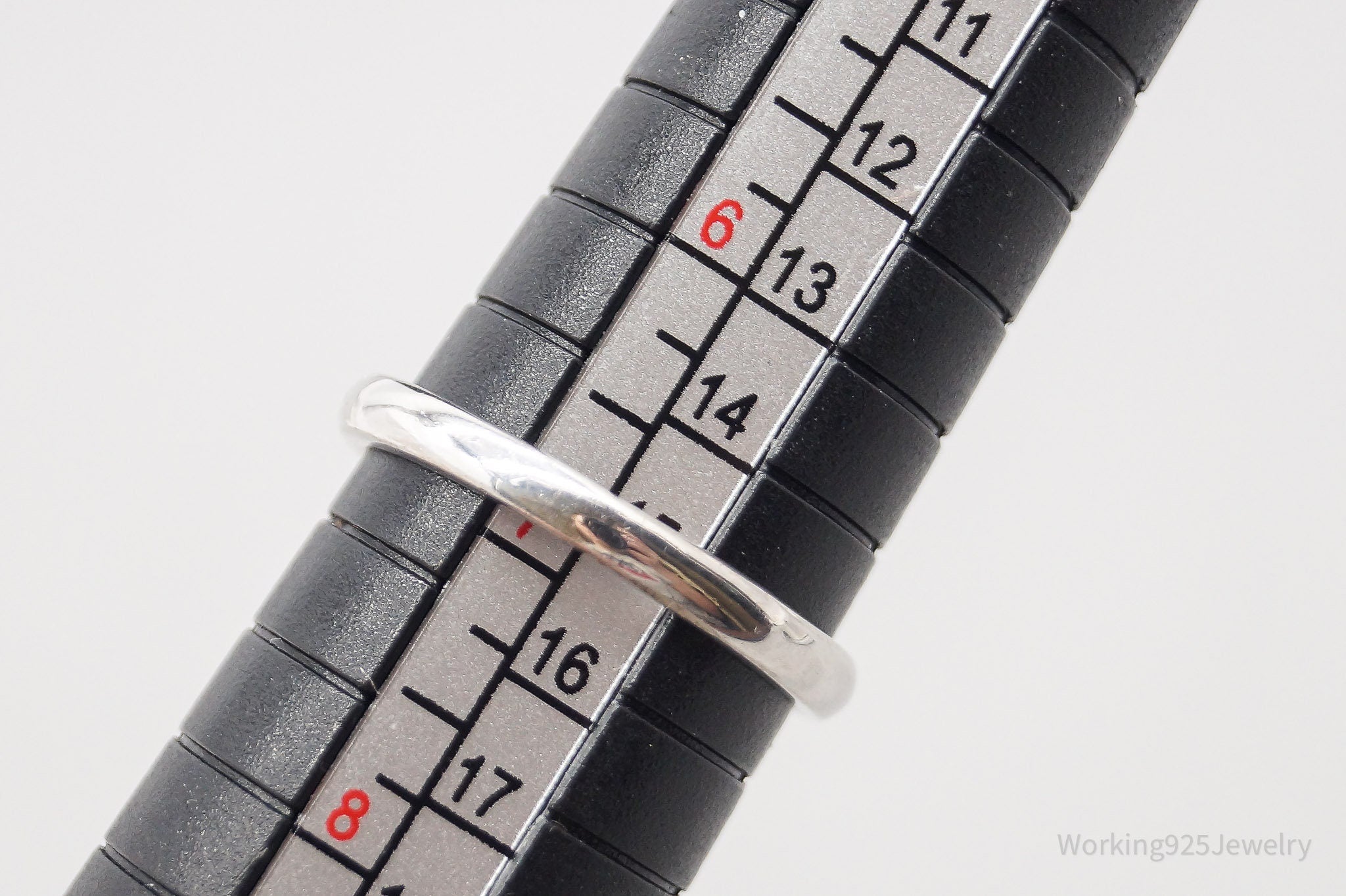 Vintage Peridot Sterling Silver Ring - Size 6.75